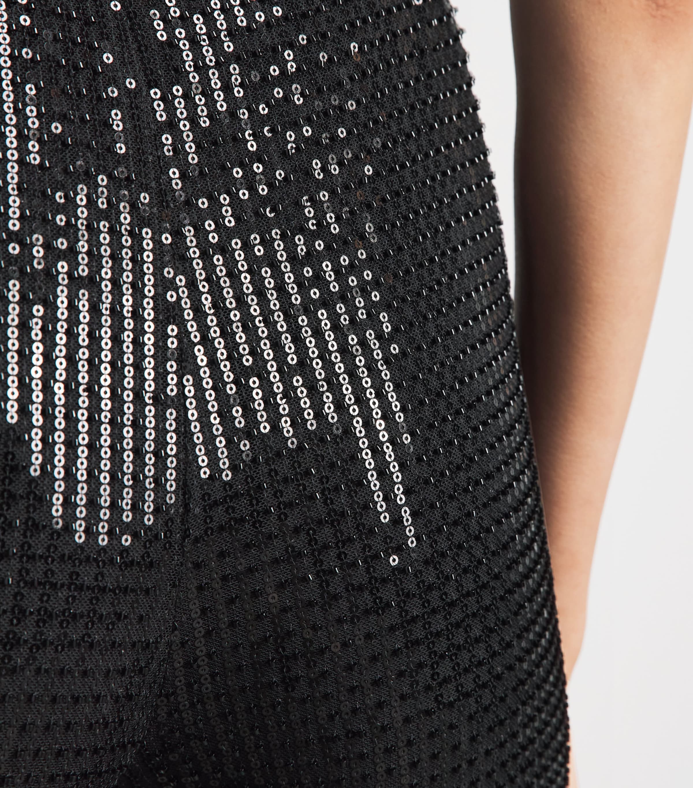 Toccin Womens Sequin Gemma Trousers Jet Image 3