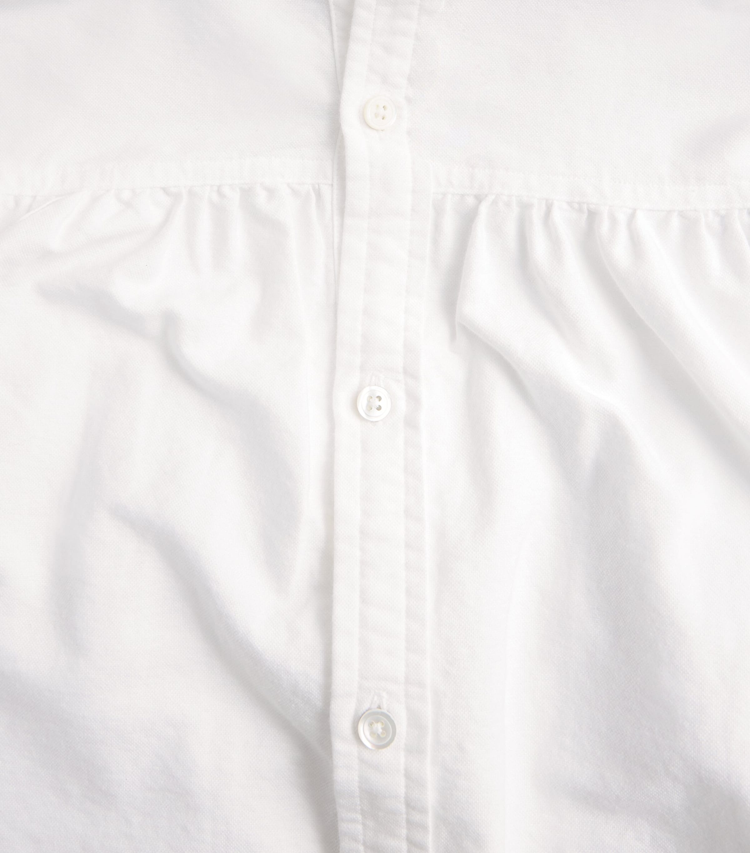 Twill Polo Pony Mini Shirt Dress BSR WHITE Image 5