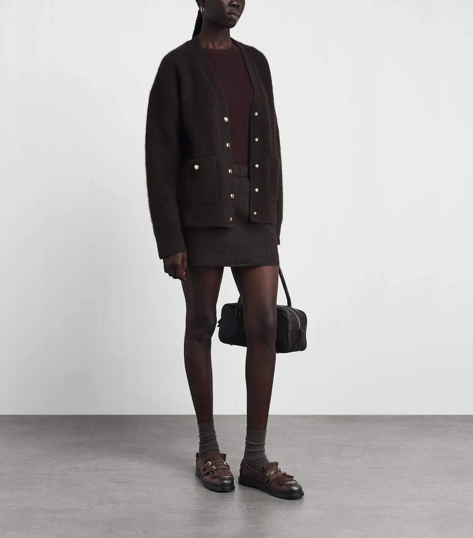 Sandro Paris Leather Buckled Loafers Brown Image 4