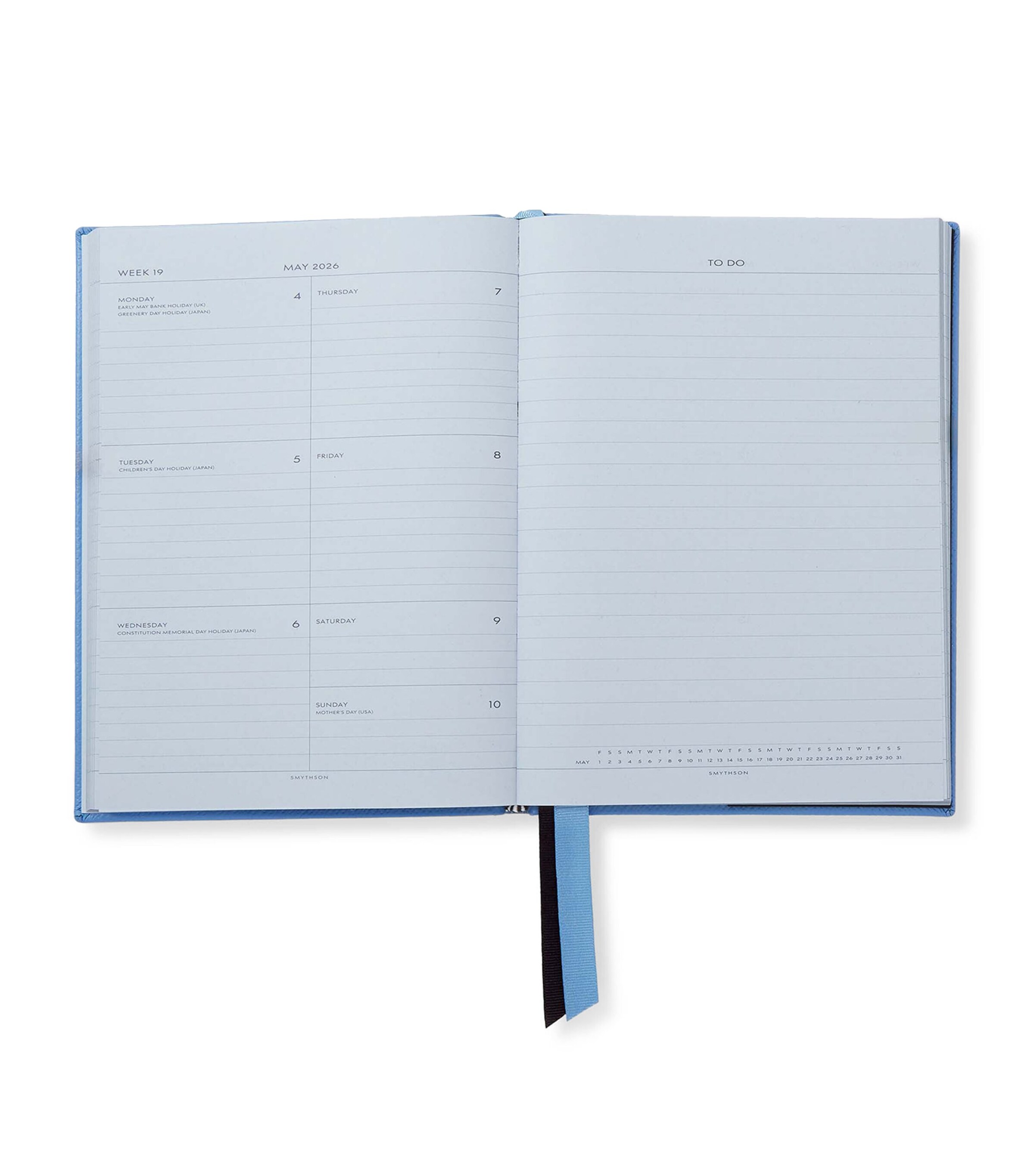 Leather Soho Planner NILE BLUE SS21 Image 2