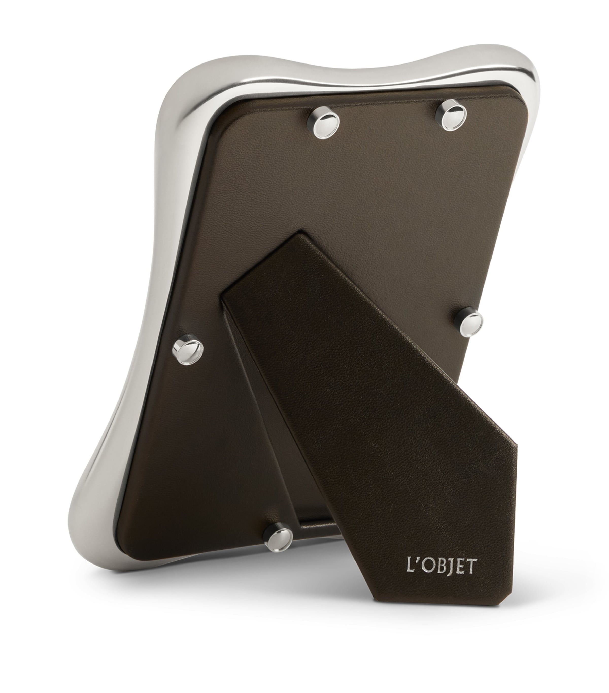 L'Objet Anton Photo Frame (4” x 6”) Platinum Image 2