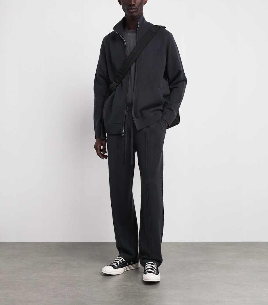 PAIGE Mens Falberg Zip-Up Cardigan Storm Image 2