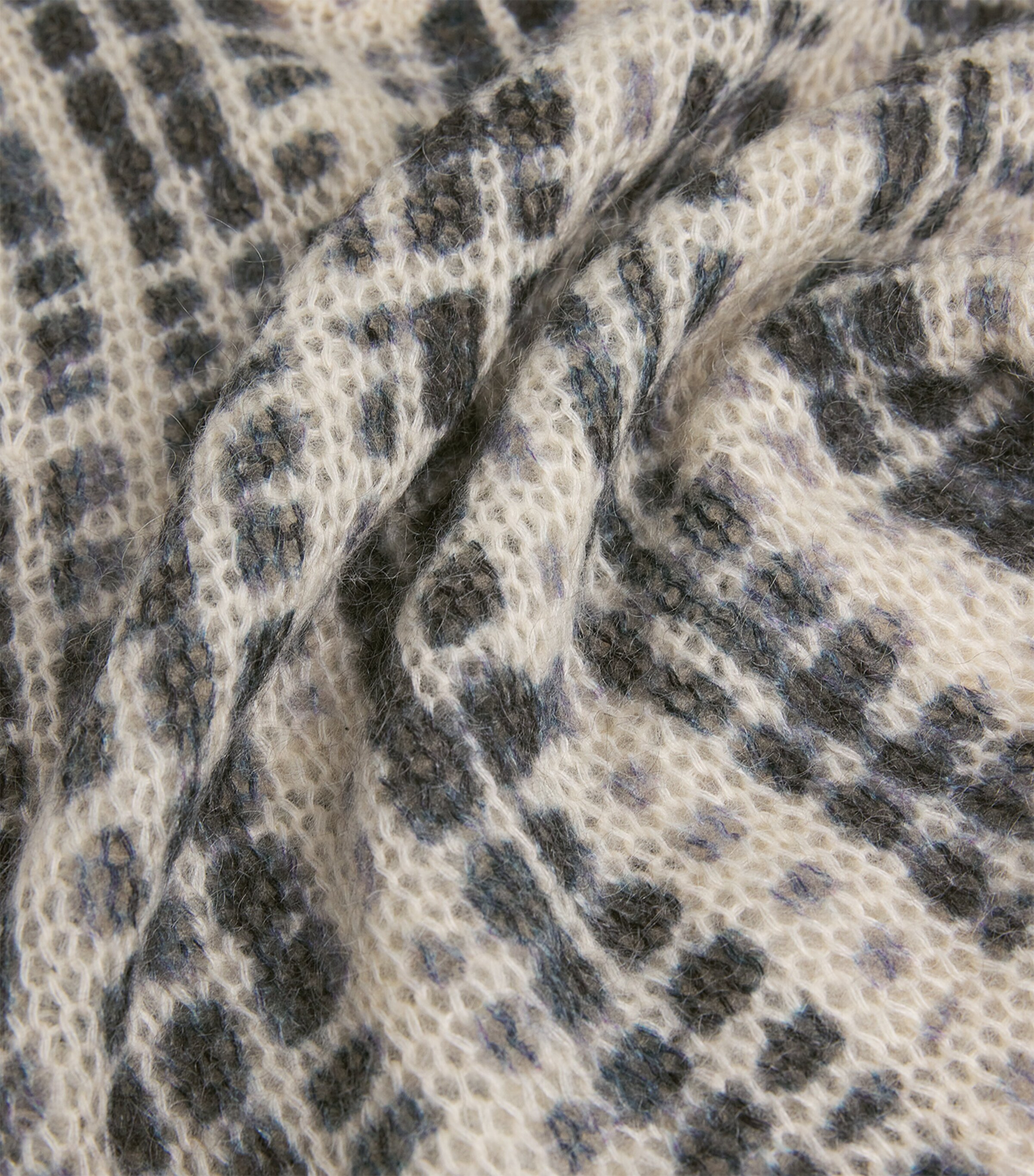 Check Knit Tank Top WHITE BLACK Image 5