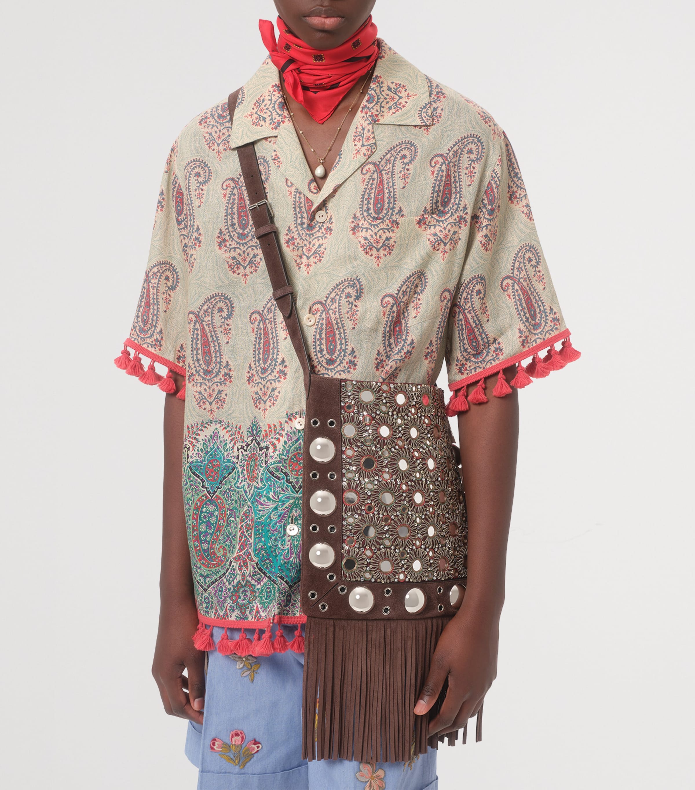 Linen Voyage Imaginaire Bowling Shirt DRG Image 5