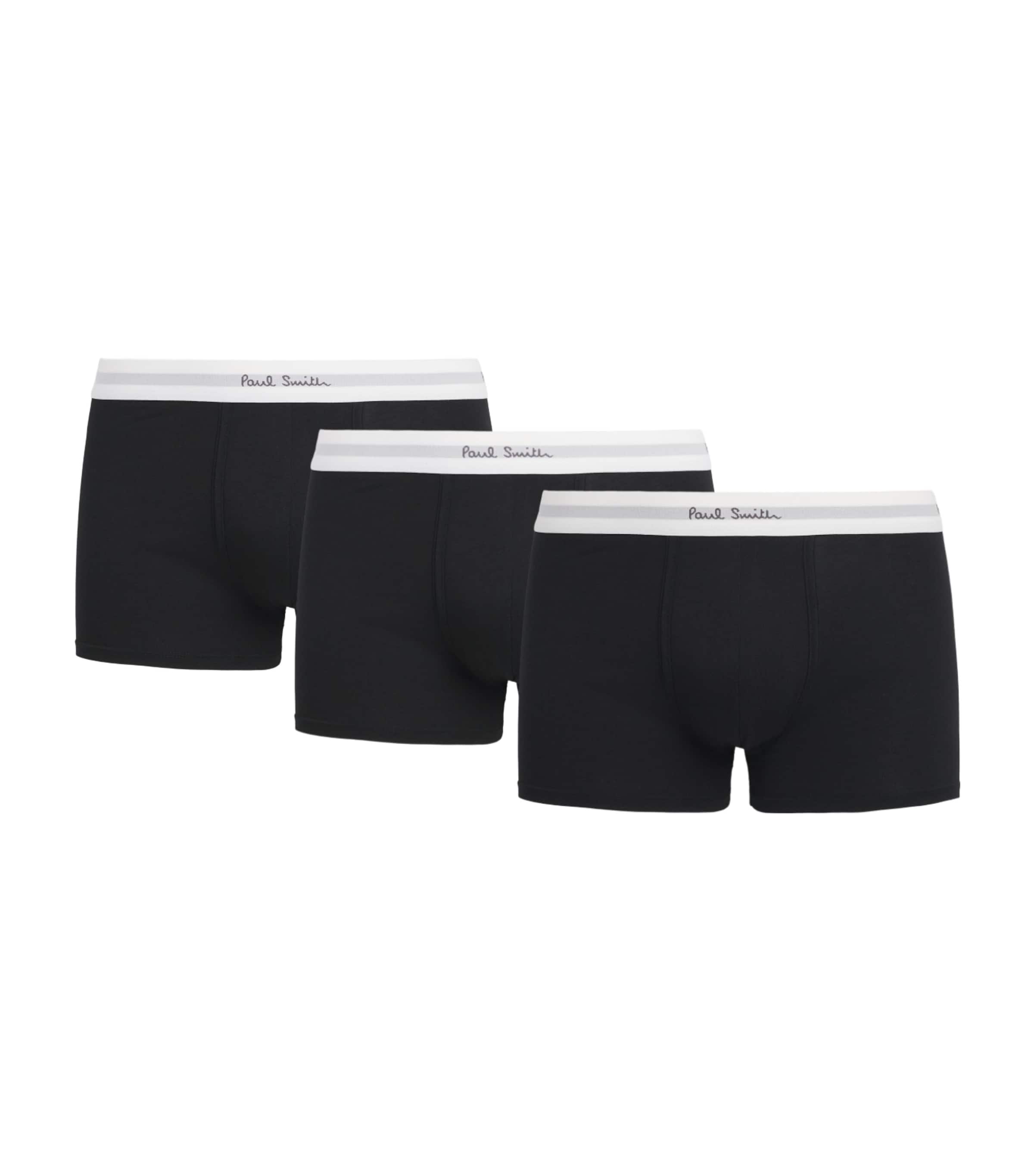 Paul Smith Mens Stretch-Organic Cotton Trunks (Pack of 3) Image 1