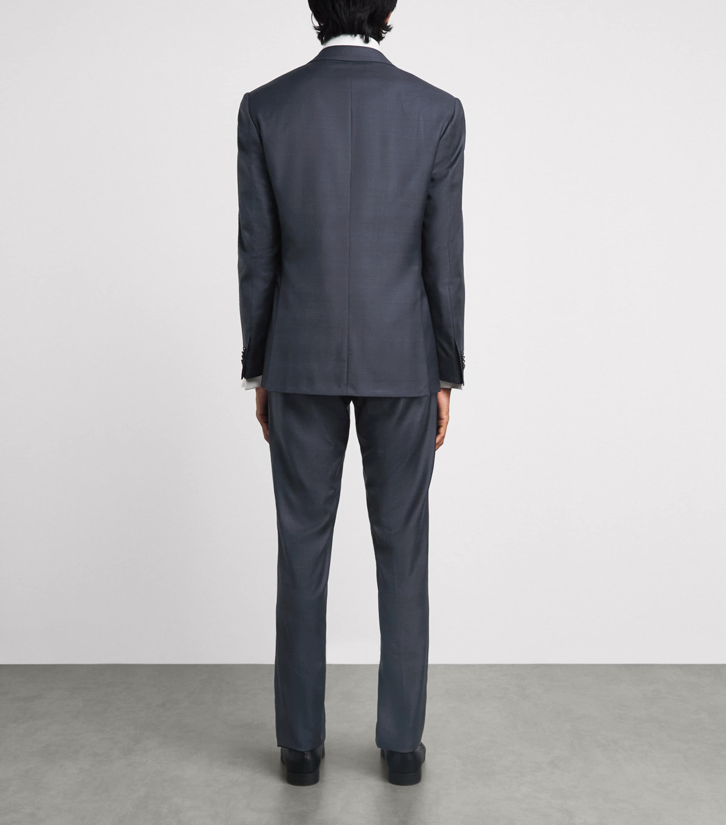 Corneliani Mens Virgin Wool 2-Piece Suit Blue Image 4