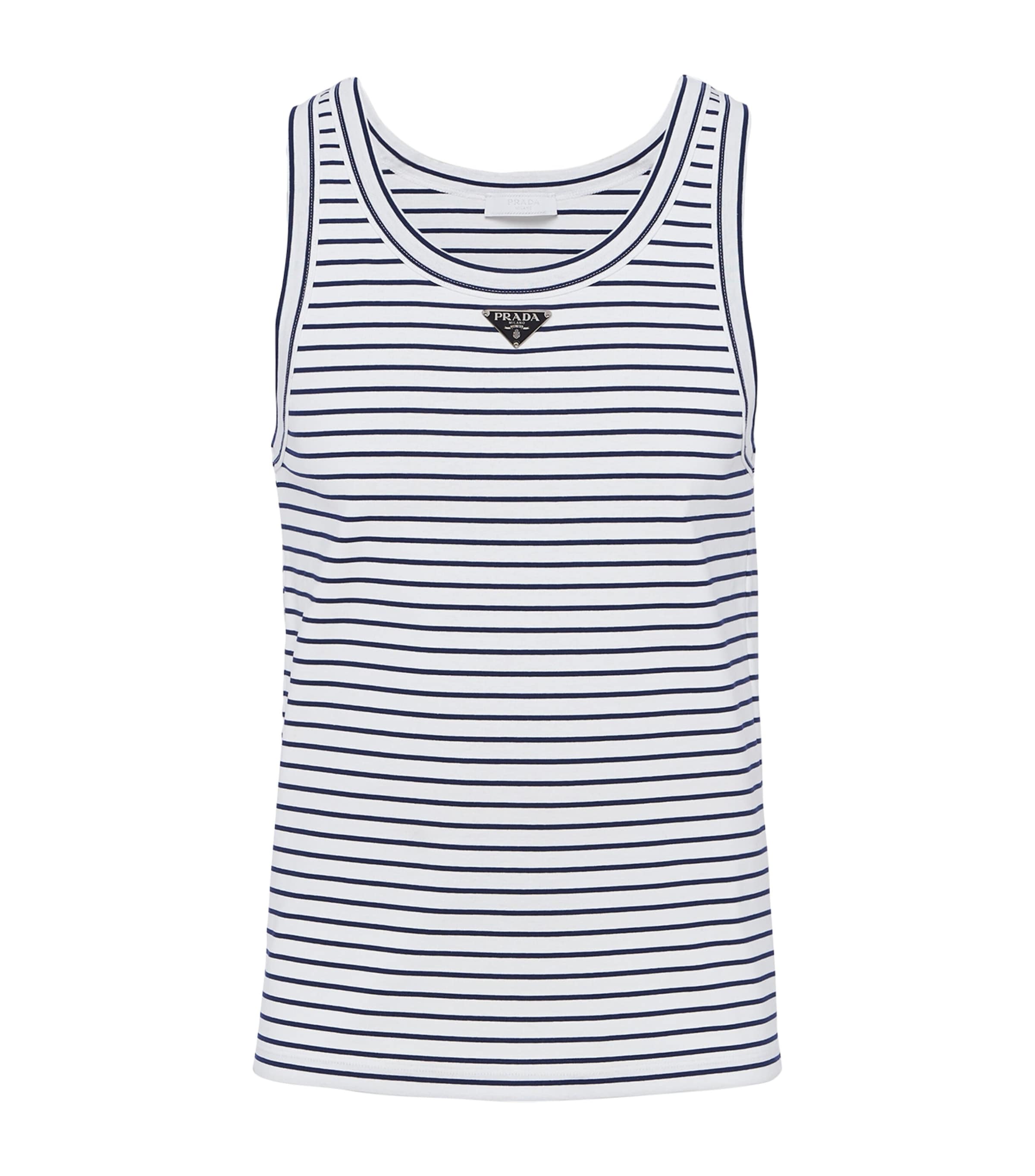 Striped Triangle Tank Top F0UB0 Image 1