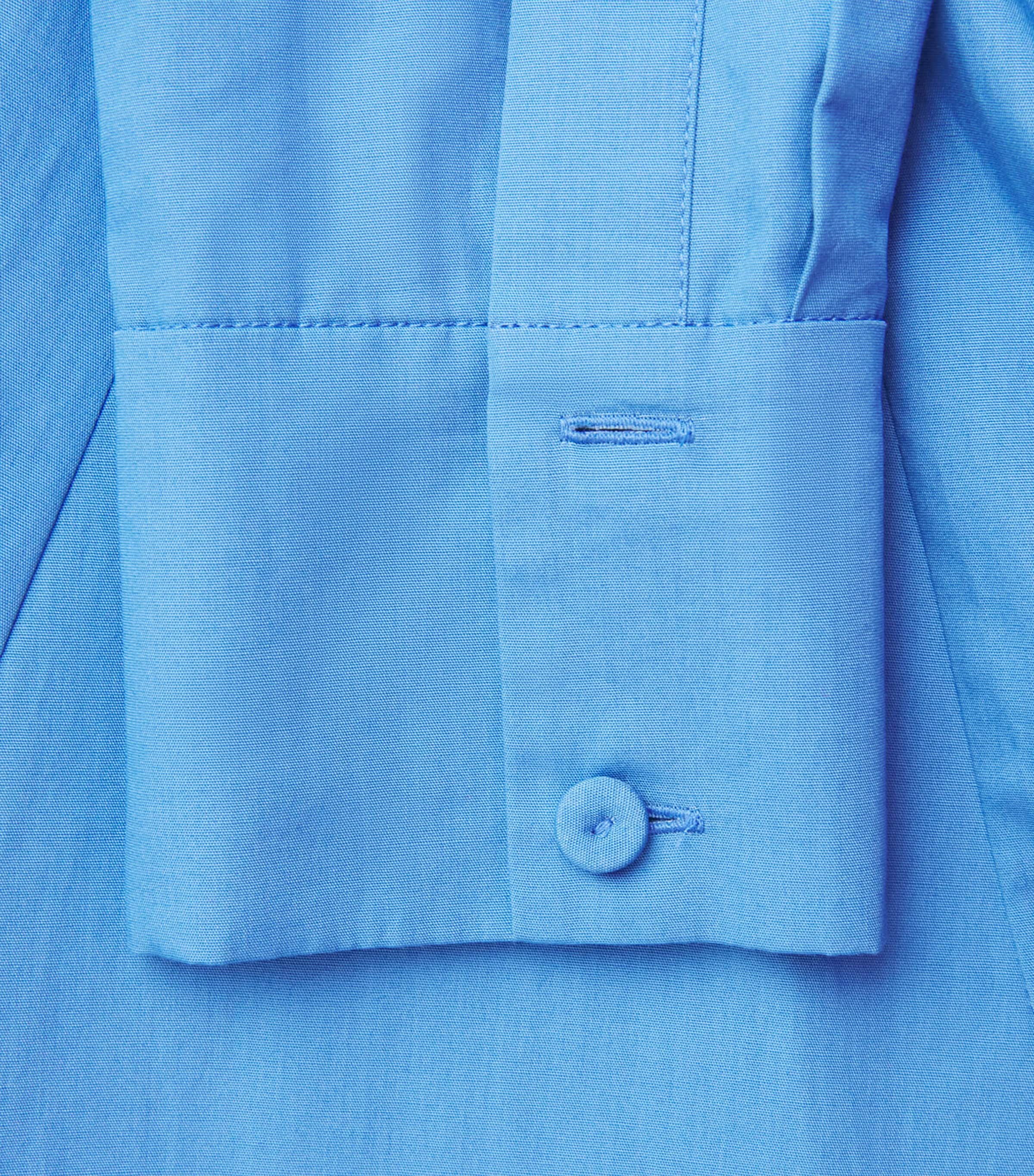 Emilia Wickstead Womens Cotton Marione Midi Shirt Dress Blue Image 6