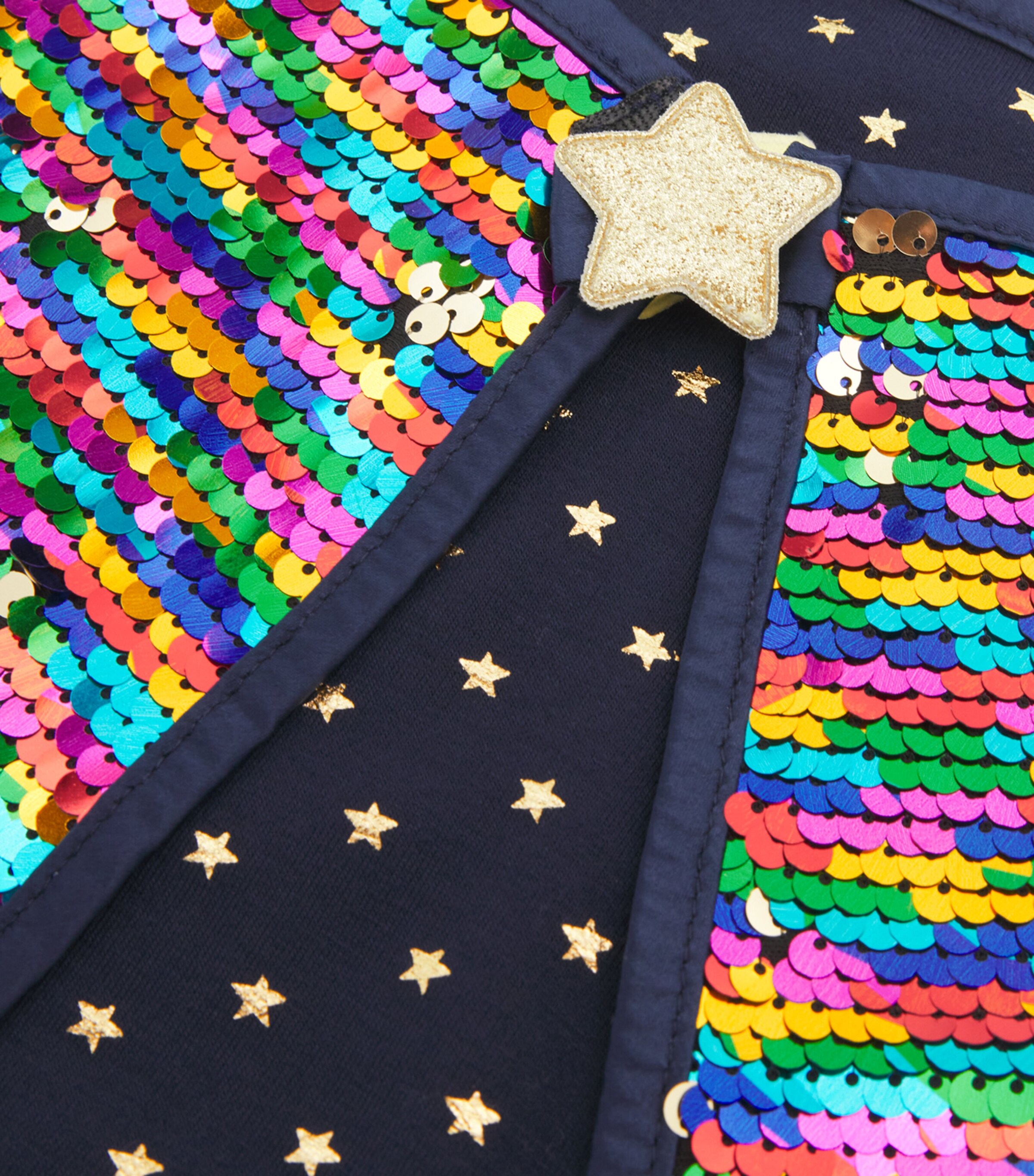 Sequin Cape (3-10 Years) MULTI Image 3