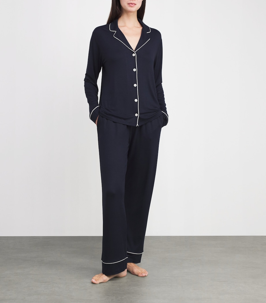 Jersey Classic Pyjama Set NAVY Image 2
