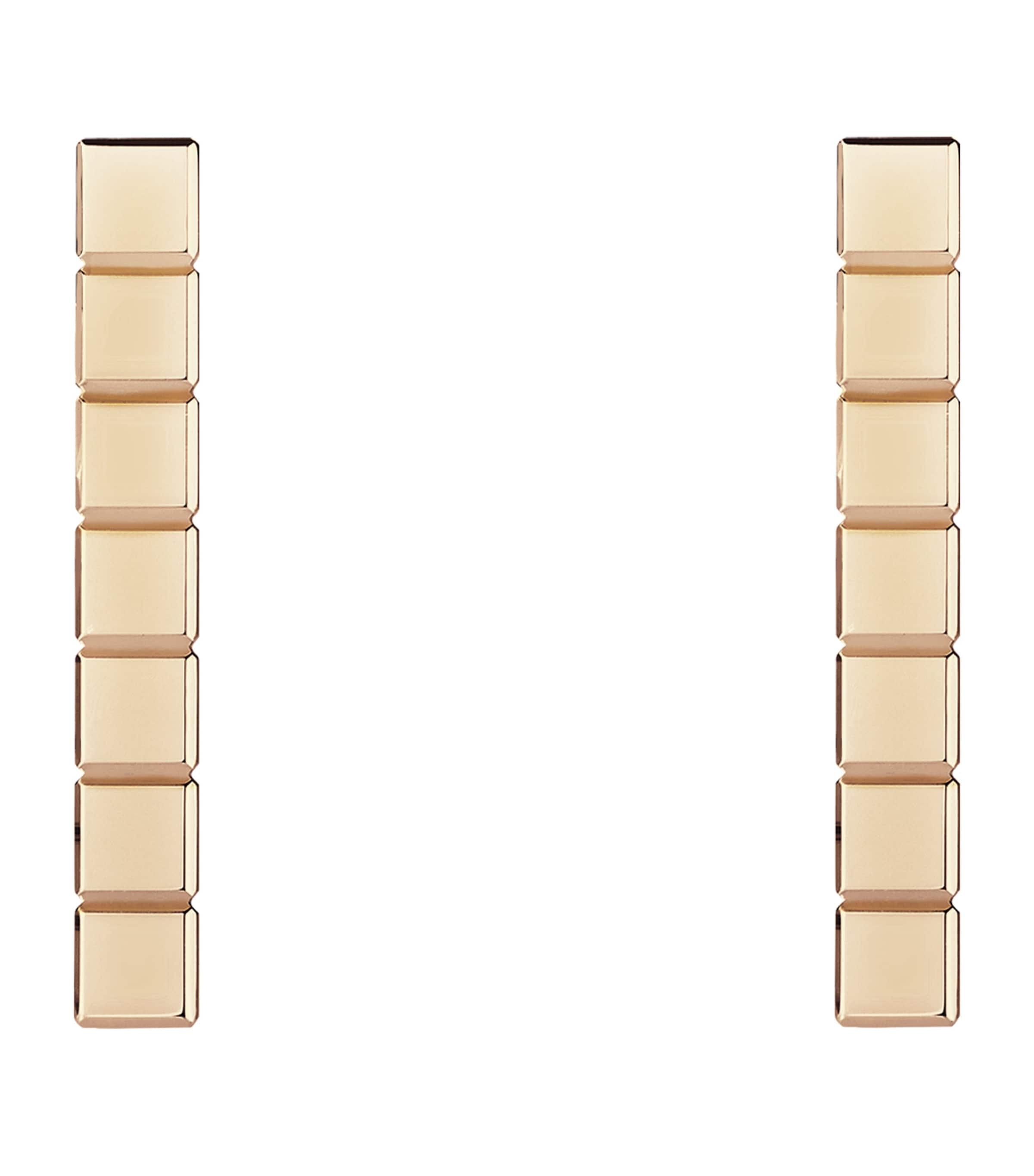 Chopard Rose Gold Ice Cube Earrings