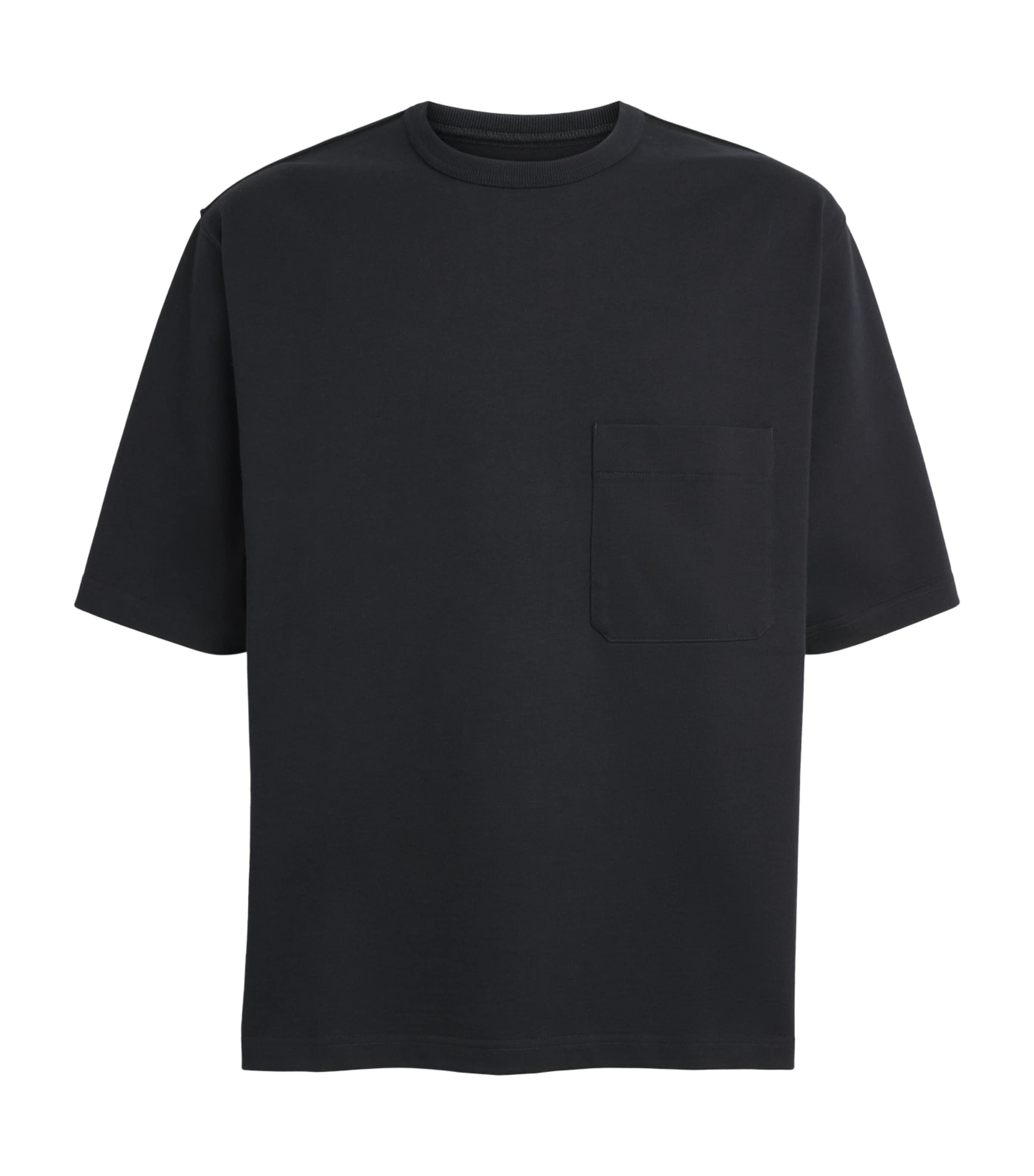 Lemaire Mens Cotton Boxy T-Shirt Black Image 1