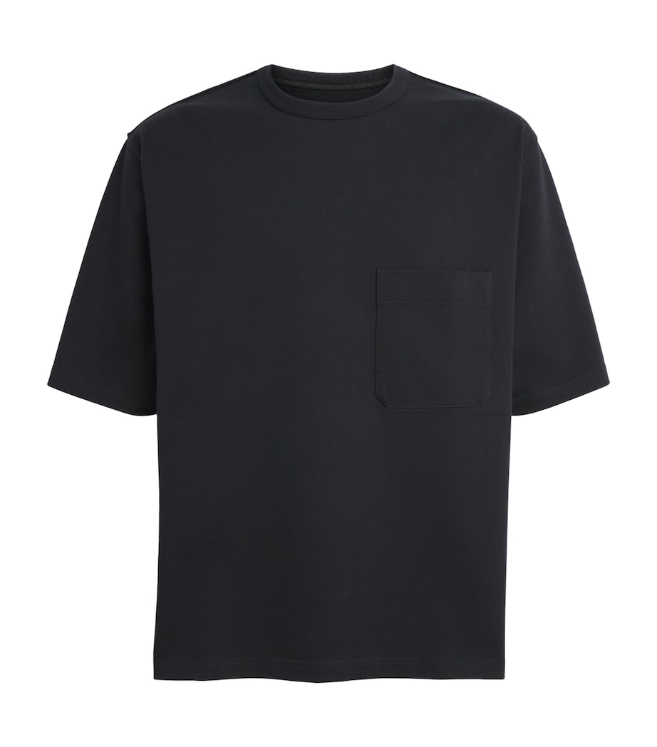 Lemaire Mens Cotton Boxy T-Shirt Black Image 1