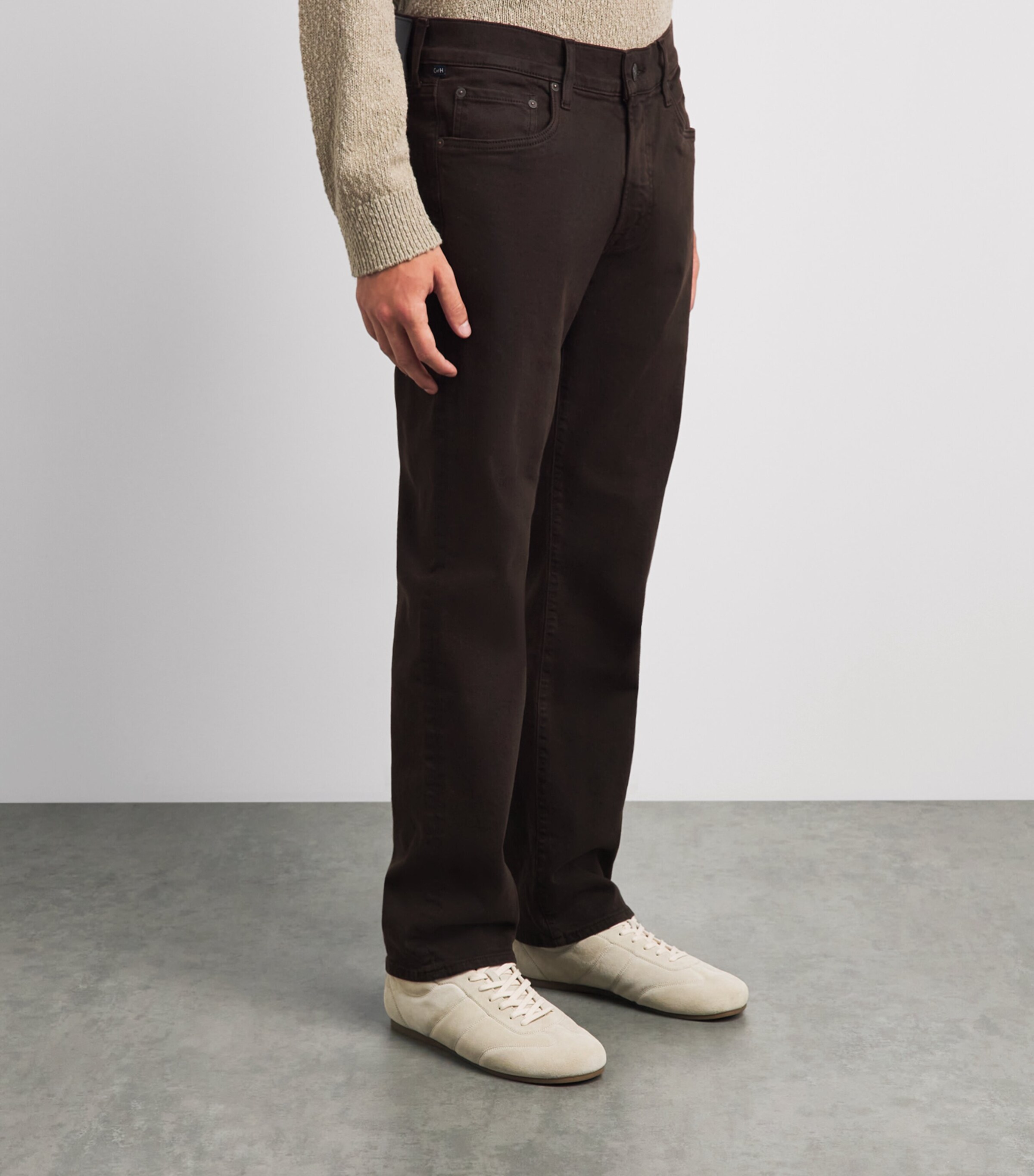 Citizens of Humanity Mens Elijah Straight Jeans Tobacco Image 4