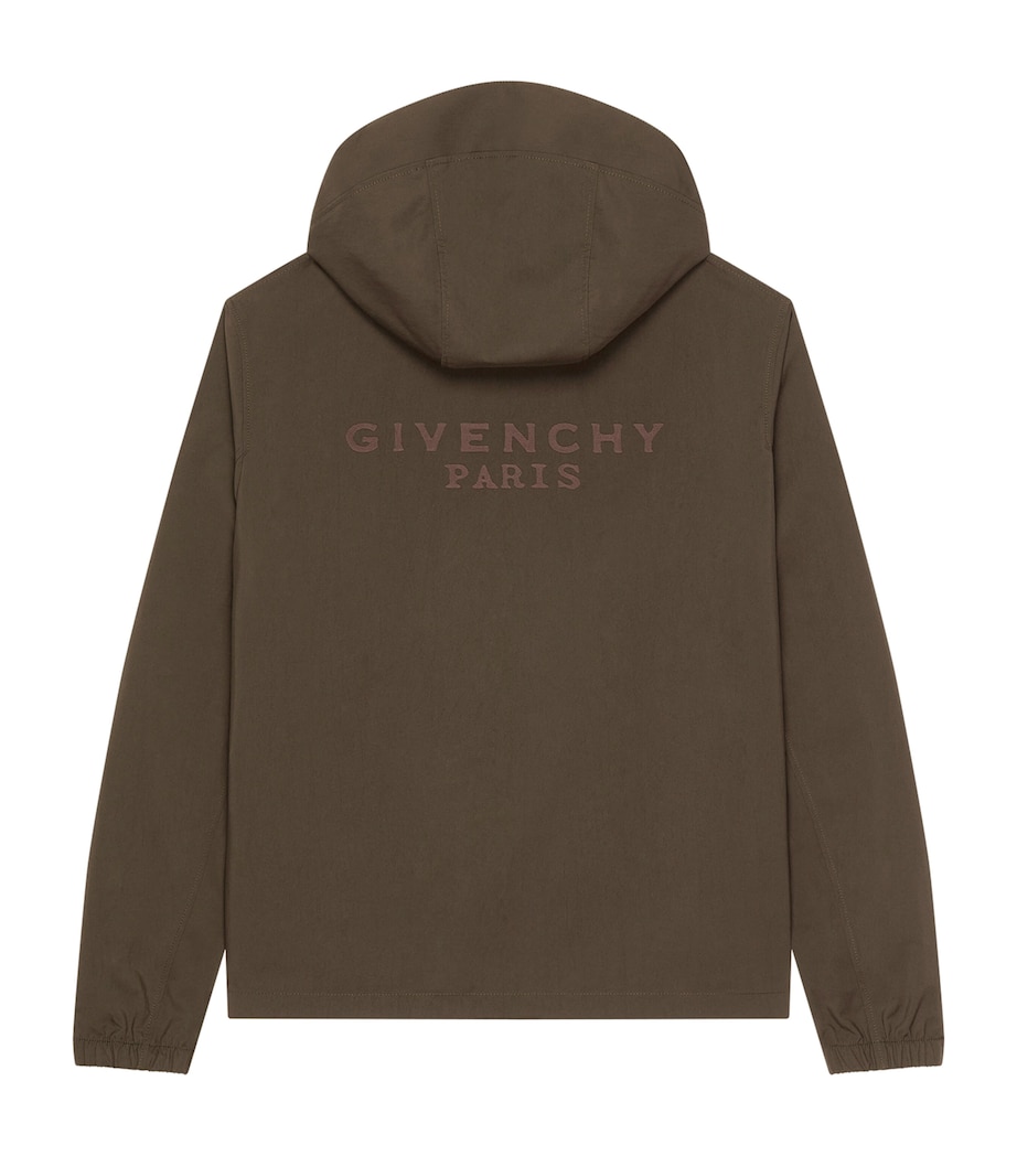 Givenchy Mens Logo Embroidered Windbreaker Jacket Image 4