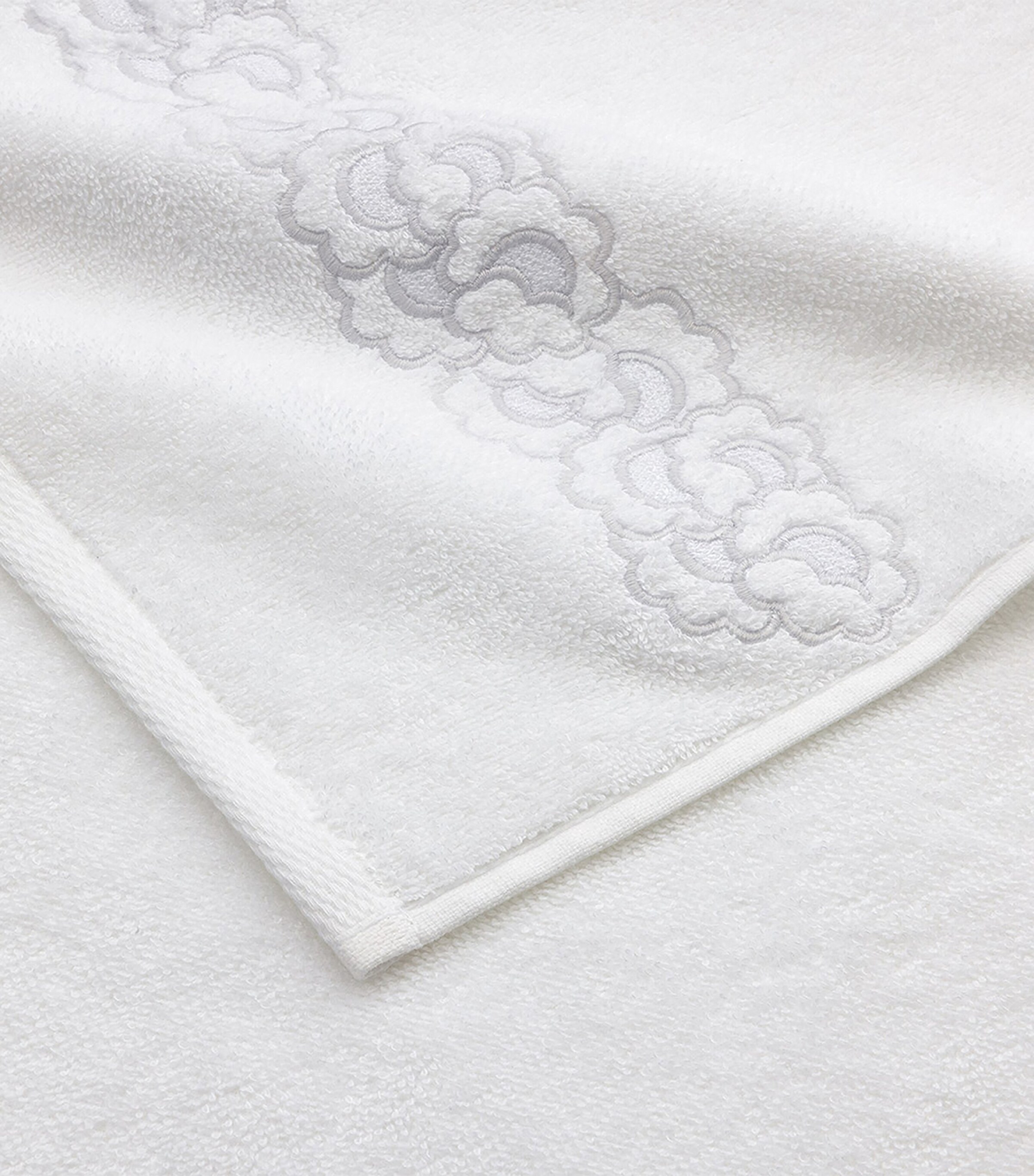 Festons Hand Towel (55cm x 100cm) BLANC Image 4