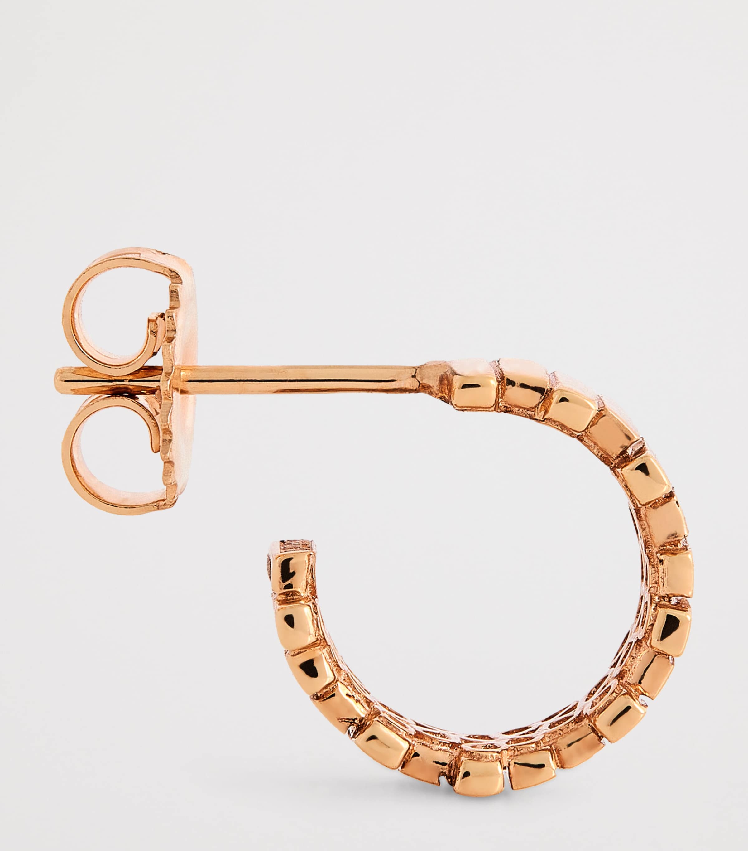 Suzanne Kalan Small Rose Gold Golden Hoop Earrings Rg Image 4