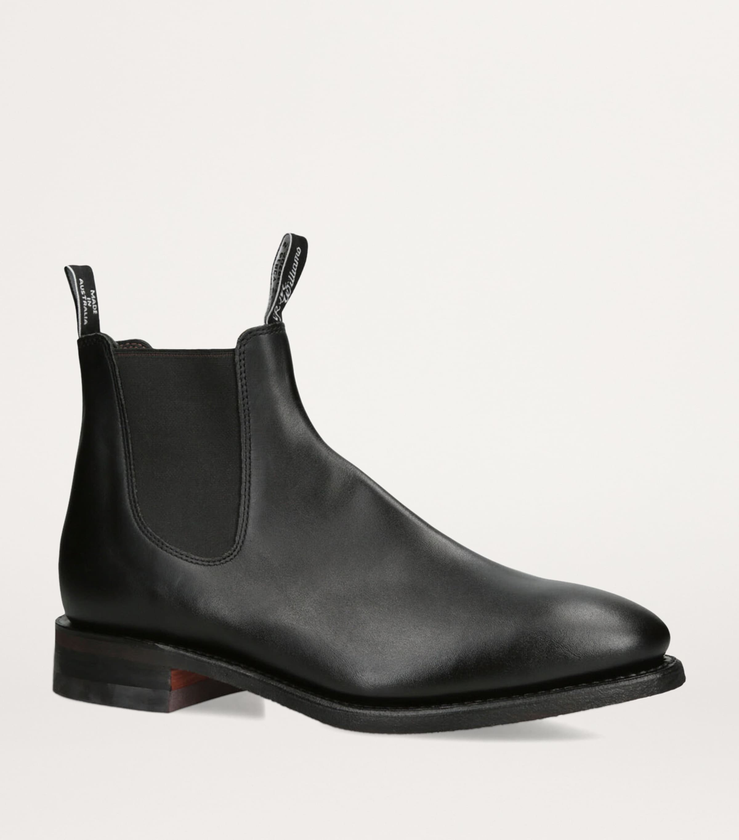 Leather Ankle Boots BLACK Image 3