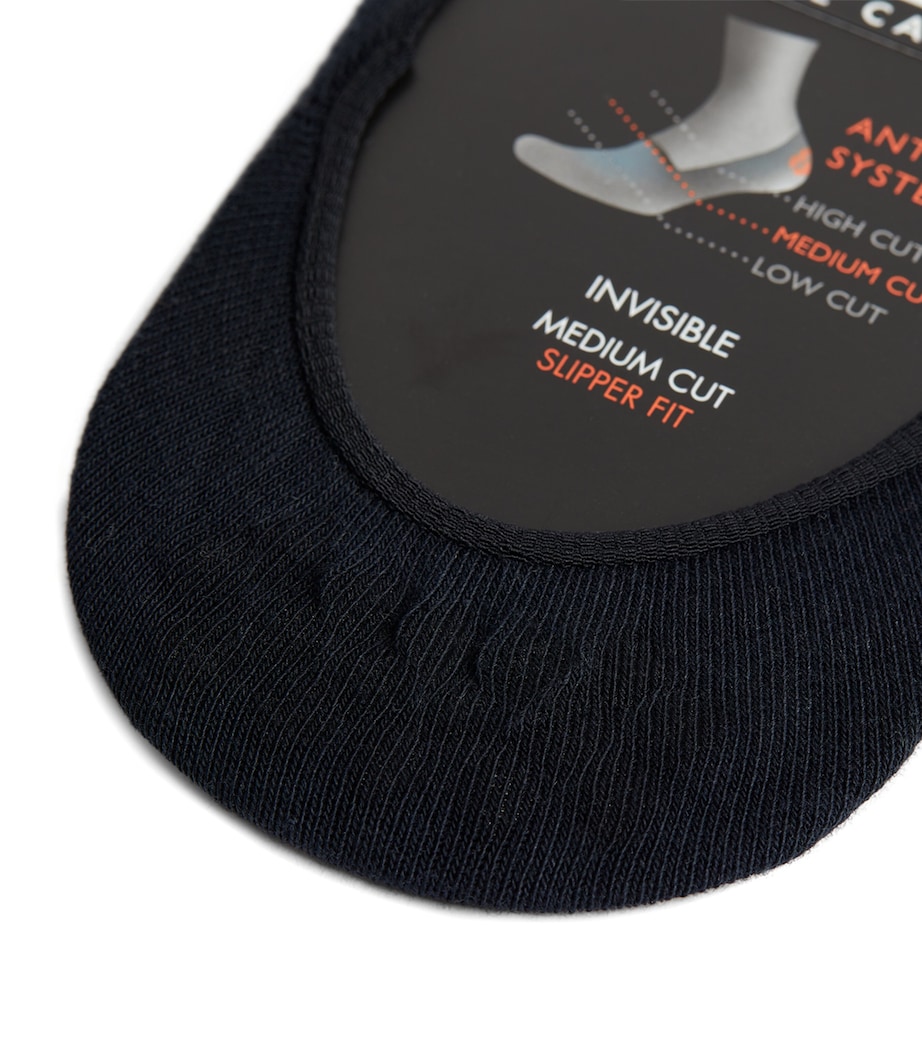 Step Medium-Cut No Show Socks 6375NAVY Image 2