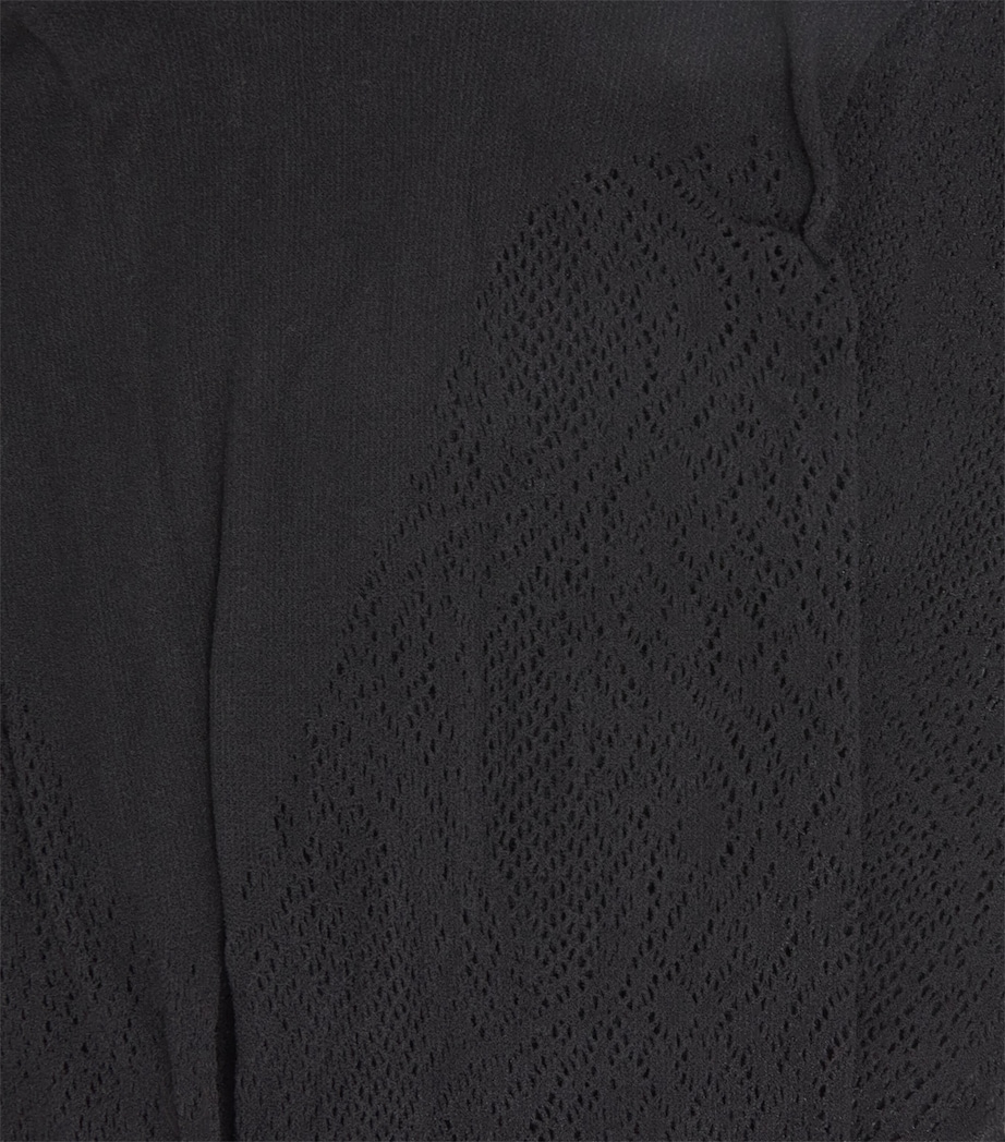 Falke Womens Paisley Gilda Tights Black Image 4