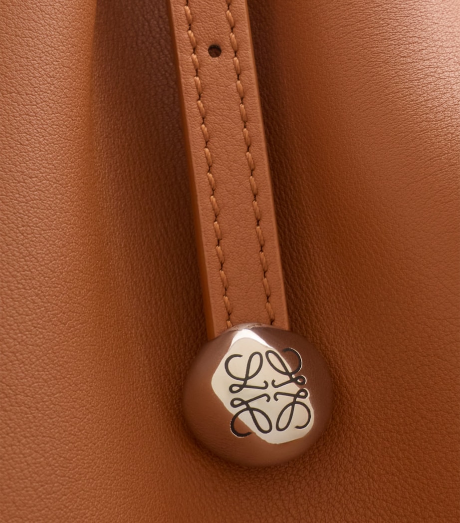 LOEWE Medium Leather Scarf Shoulder Bag Squirrel Image 9