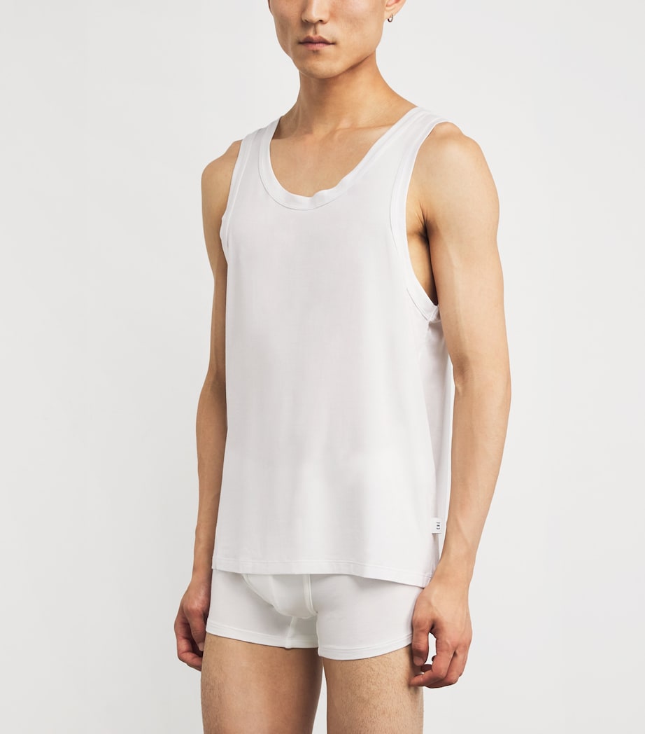 Modal-Blend Body Tank Top WHITE Image 2