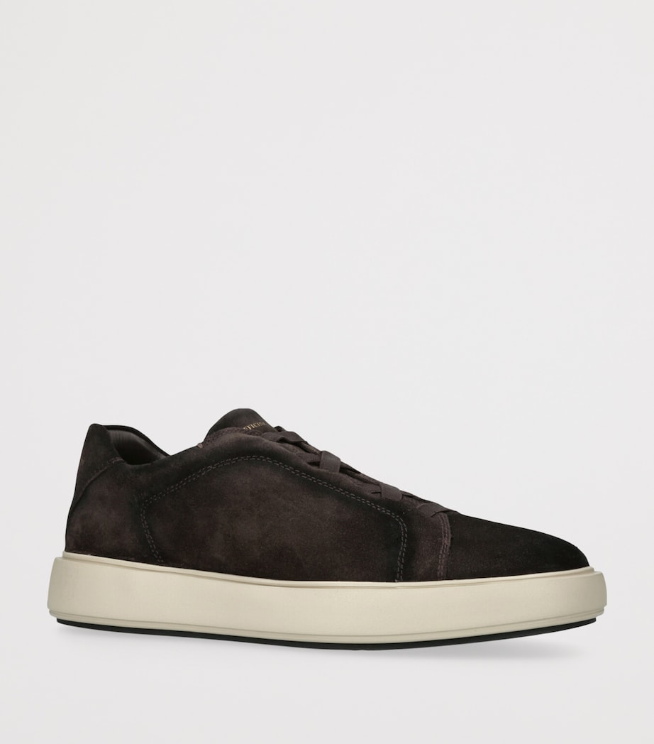 Suede Slouch Sneakers BROWN Image 3