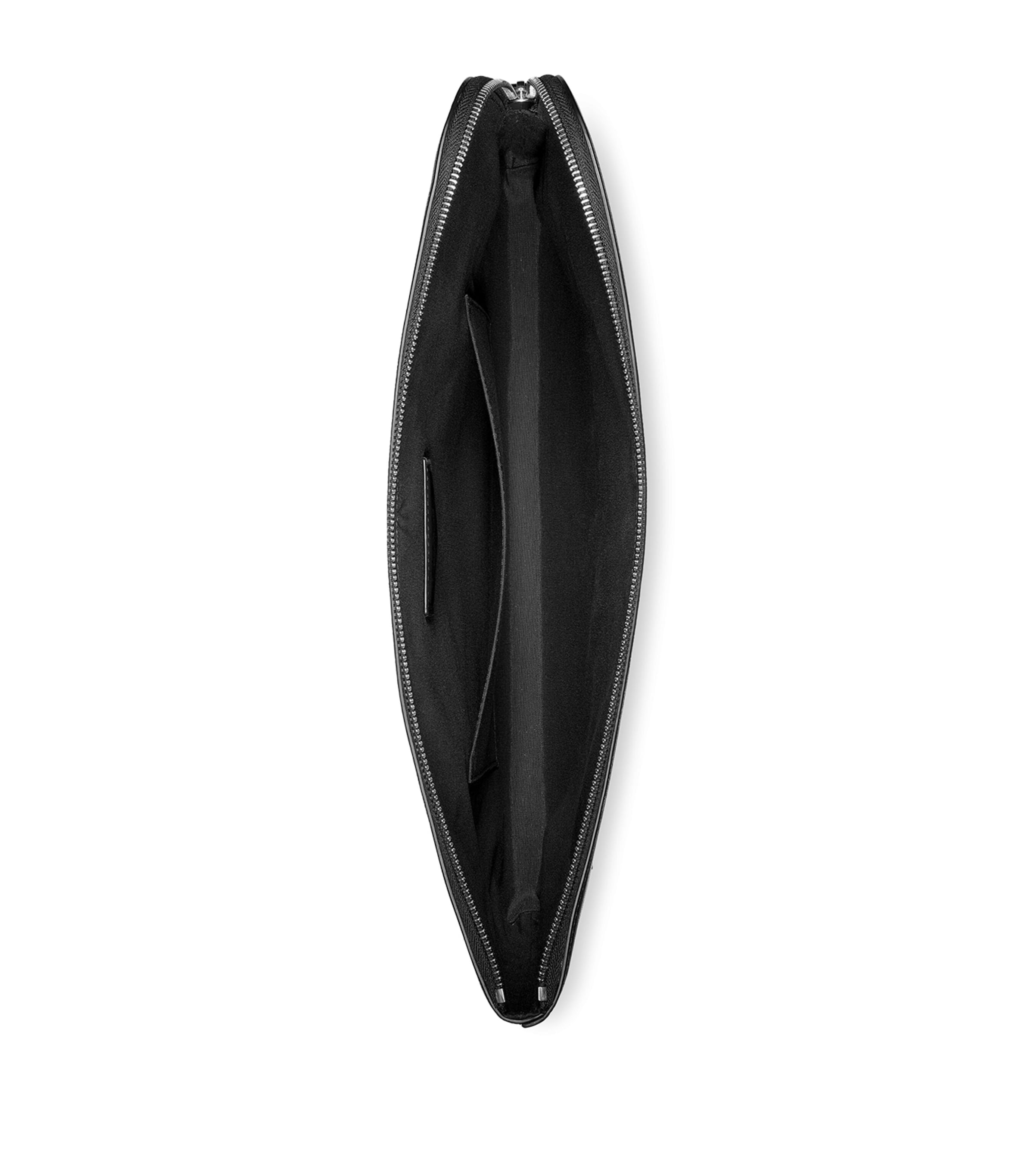 Montblanc Leather Sartorial Laptop Case Black Image 2