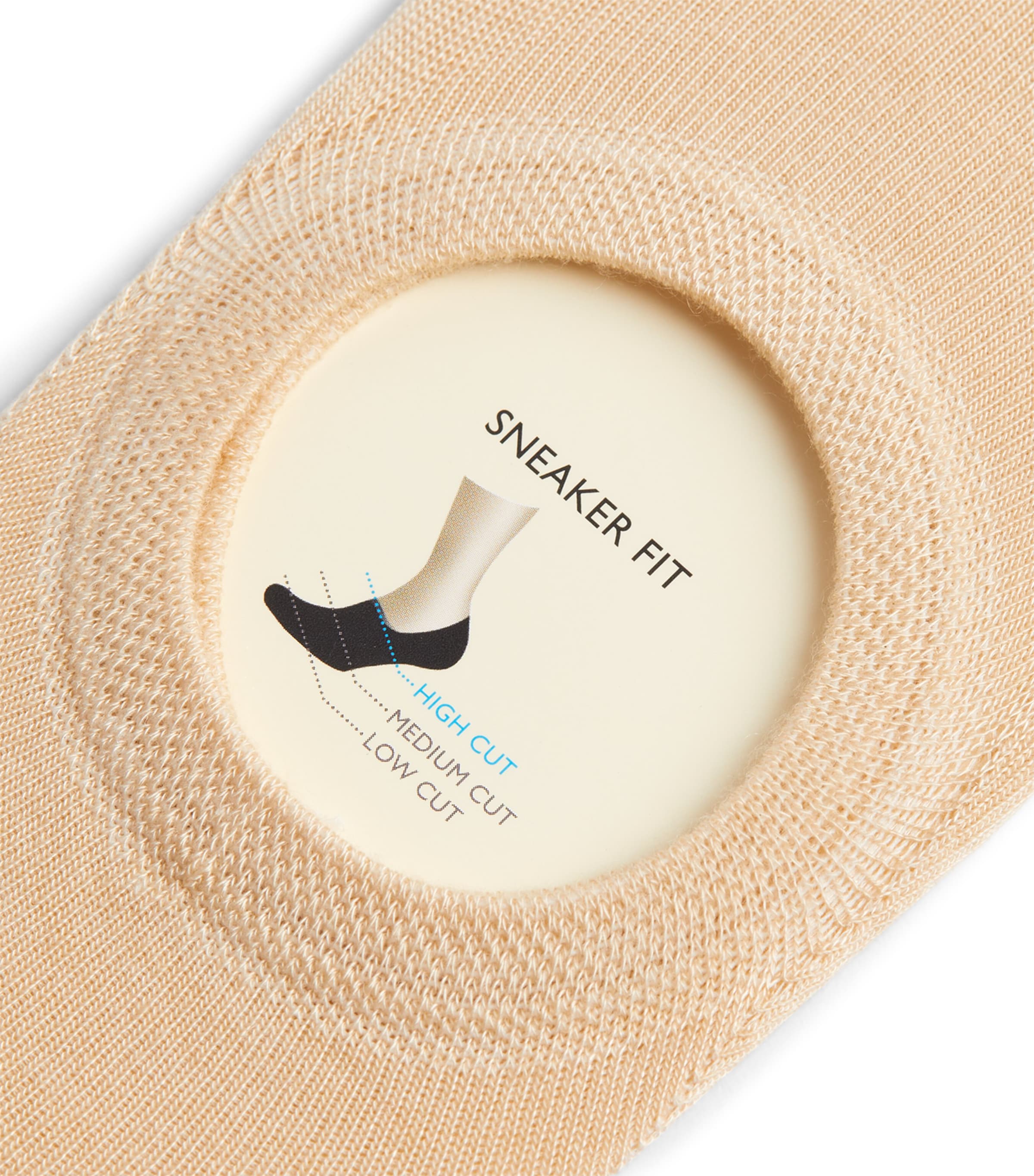 Active Breeze No Show Socks 4019 CREAM Image 2