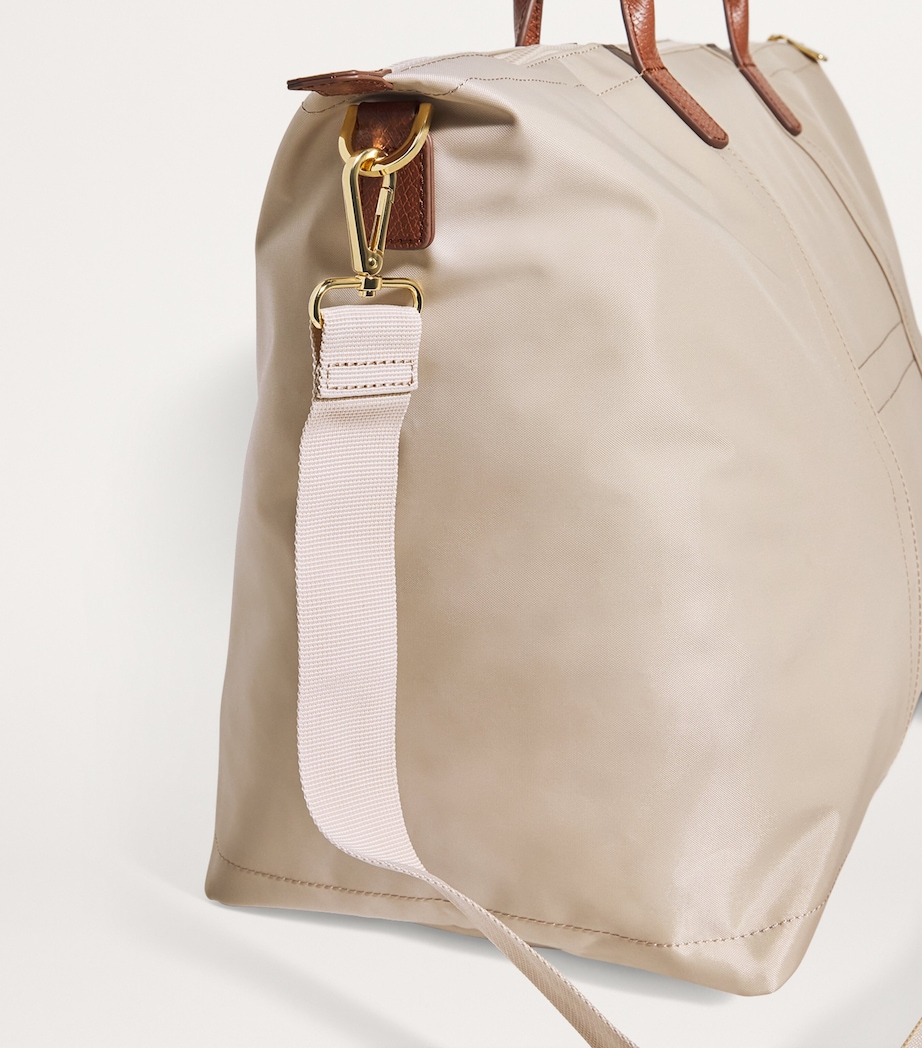 Nylon Overnight Tote Bag NEUTRAL Image 8