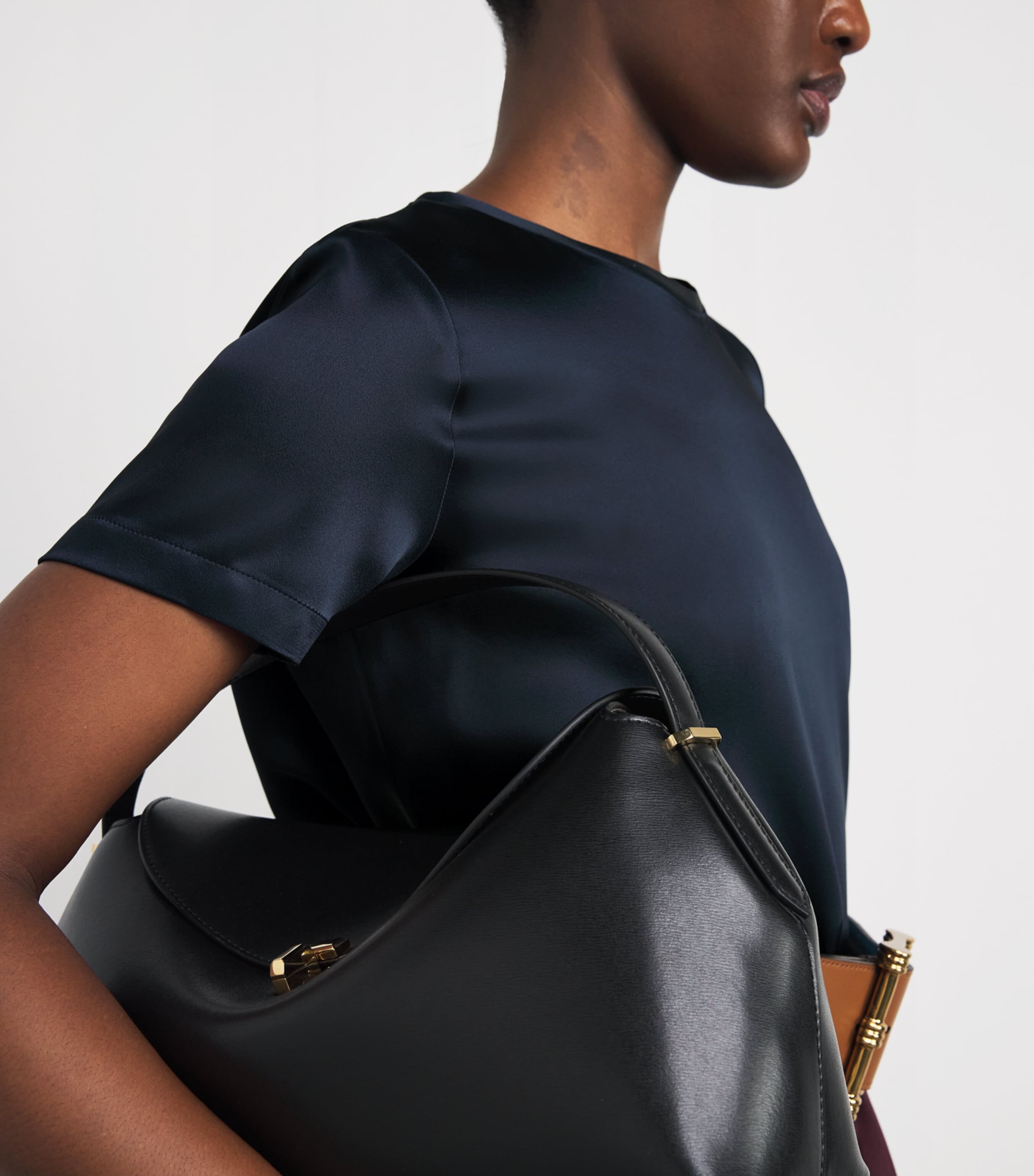 Satin T-Shirt MIDNIGHTBLUE Image 6