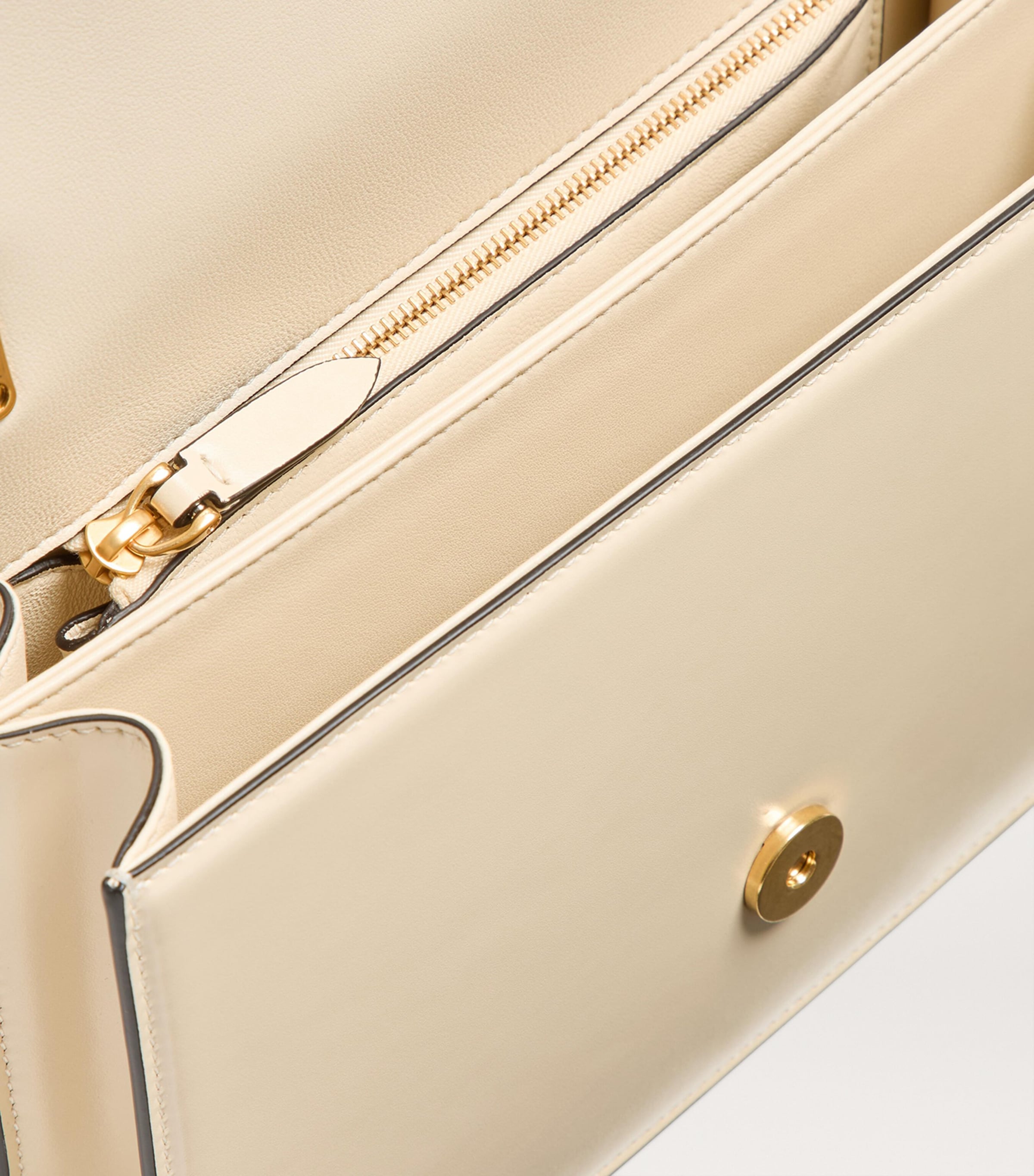 Calf Leather Vain Shoulder Bag REN Image 3