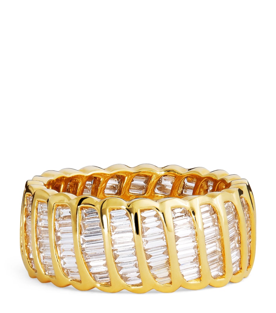Yellow Gold and Diamond Zoe Ring YELLOW GOLD Image 1
