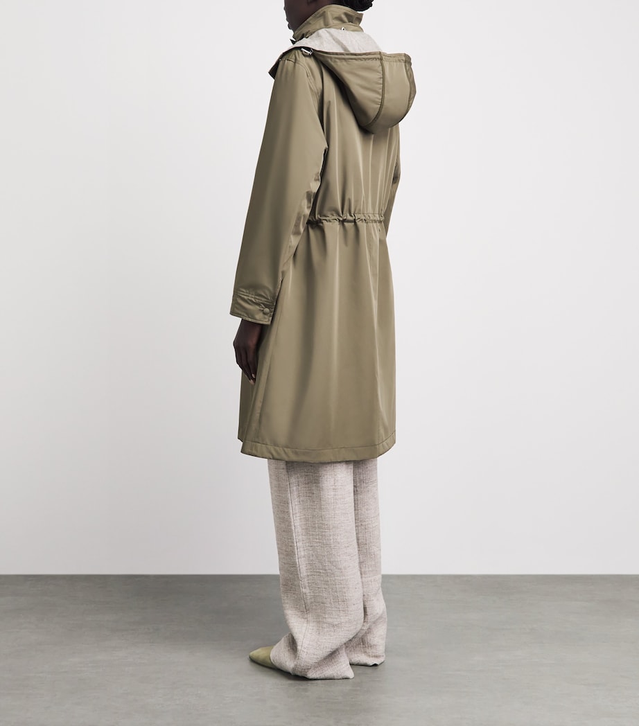 Yves Salomon Womens Reversible Waterproof Hooded Parka Image 5
