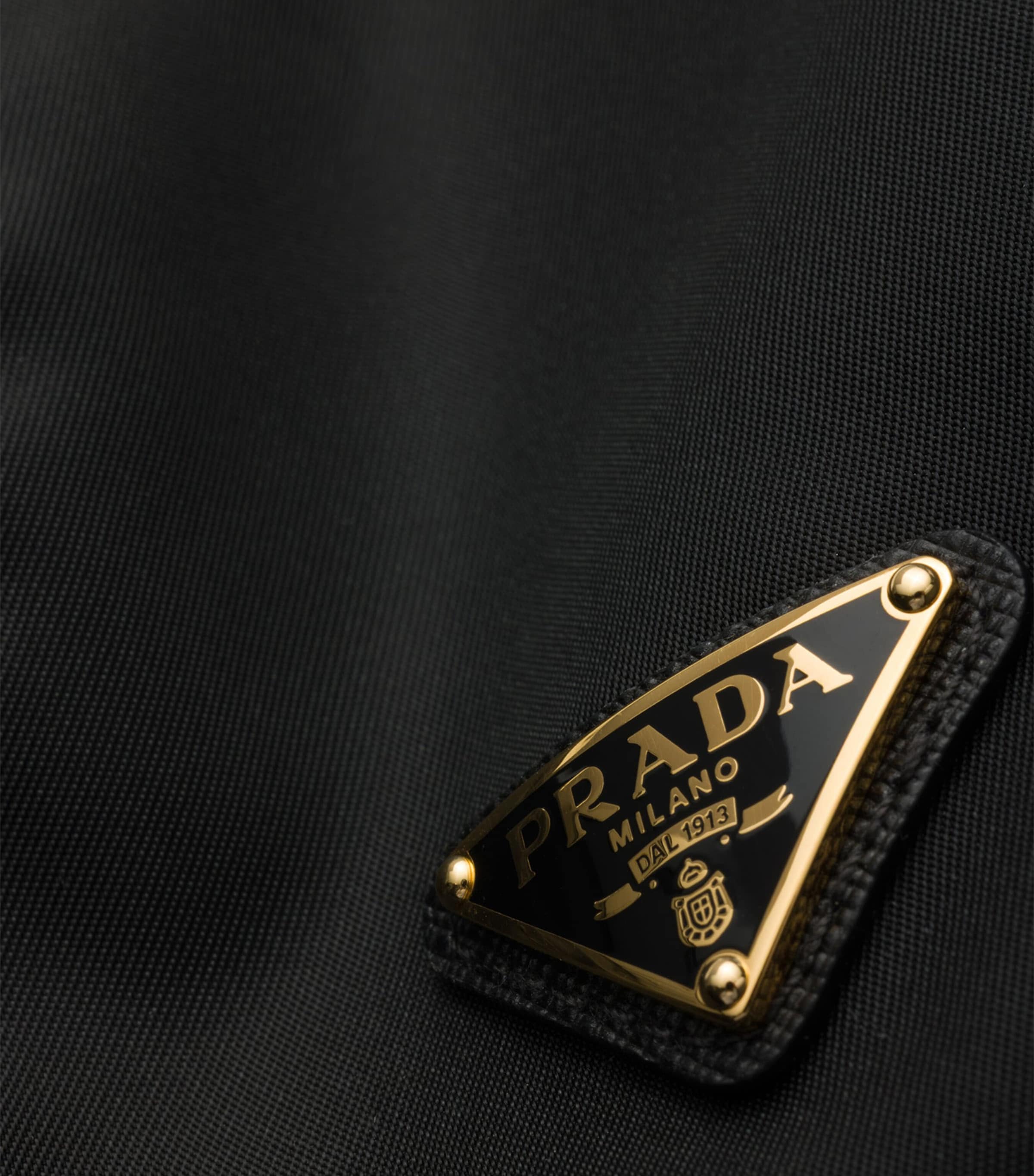 Prada Re-Nylon Baseball Cap Black Image 3
