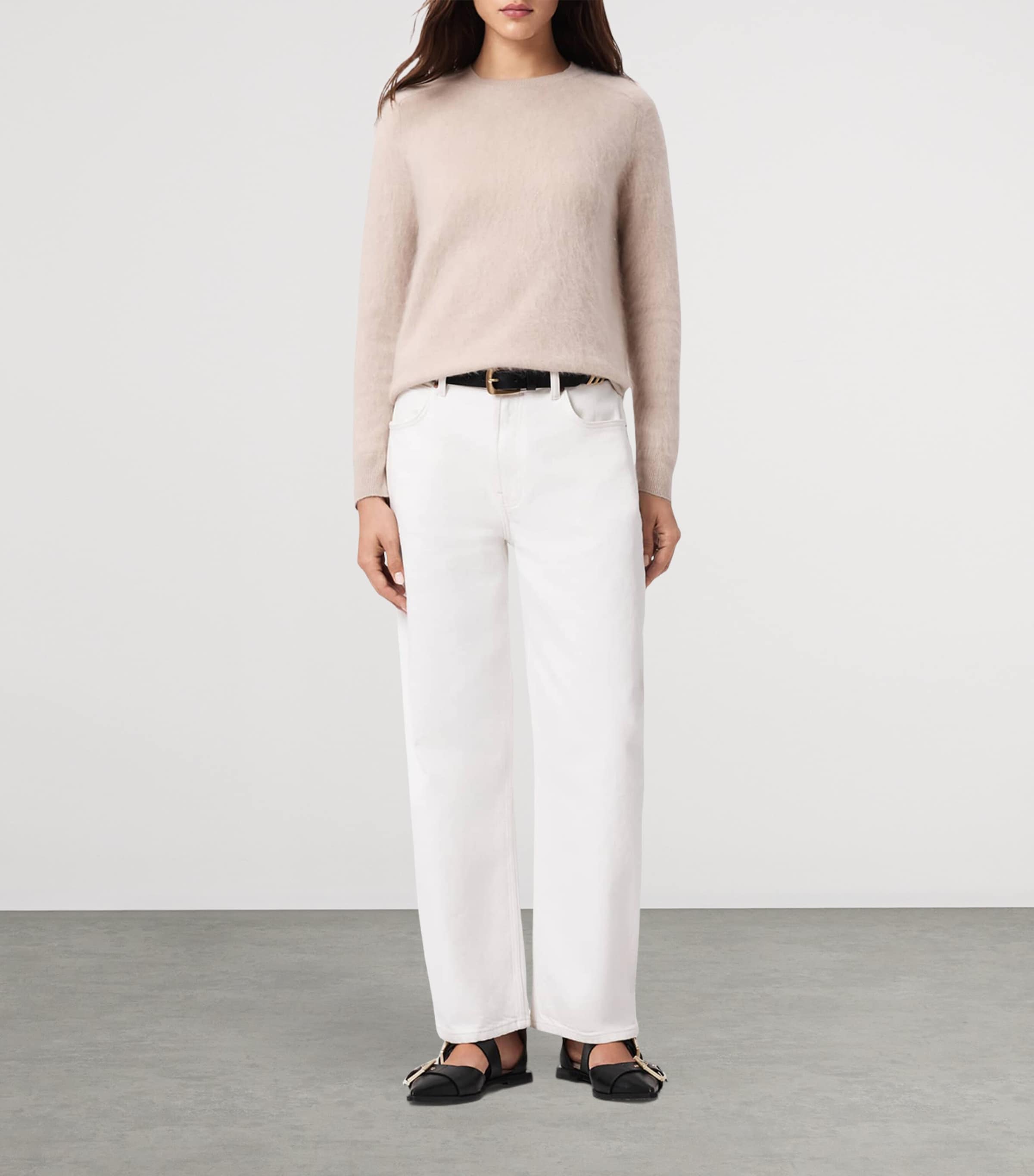 Cashmere Rebel Sweater BARLEY WHITE Image 2