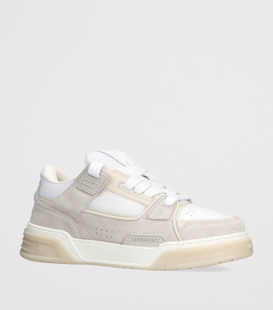 Leather Studio Sneakers BEIGE Image 3