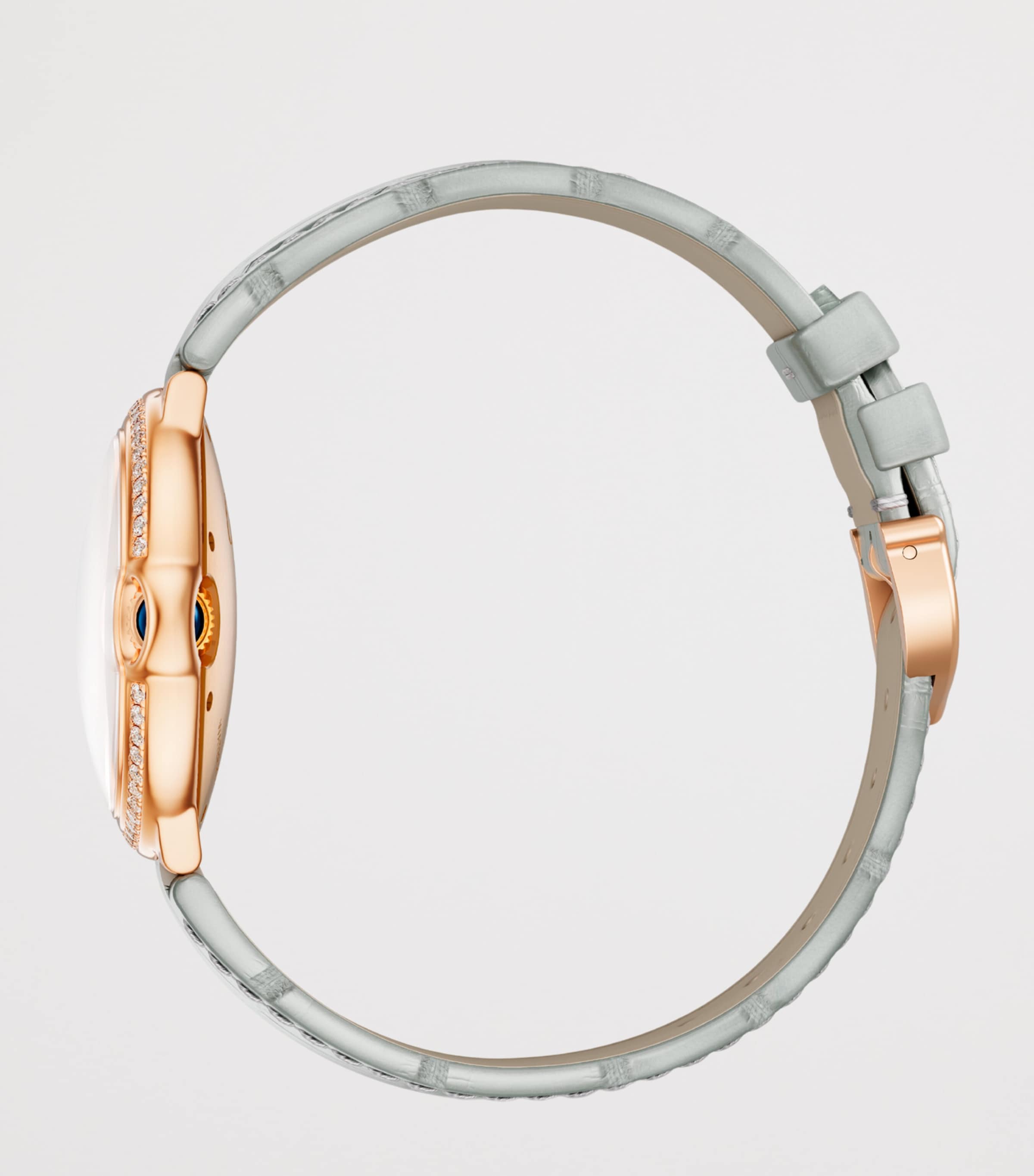 Rose Gold and Diamond Ballon Bleu de Cartier Watch 36mm ROSE GOLD Image 5