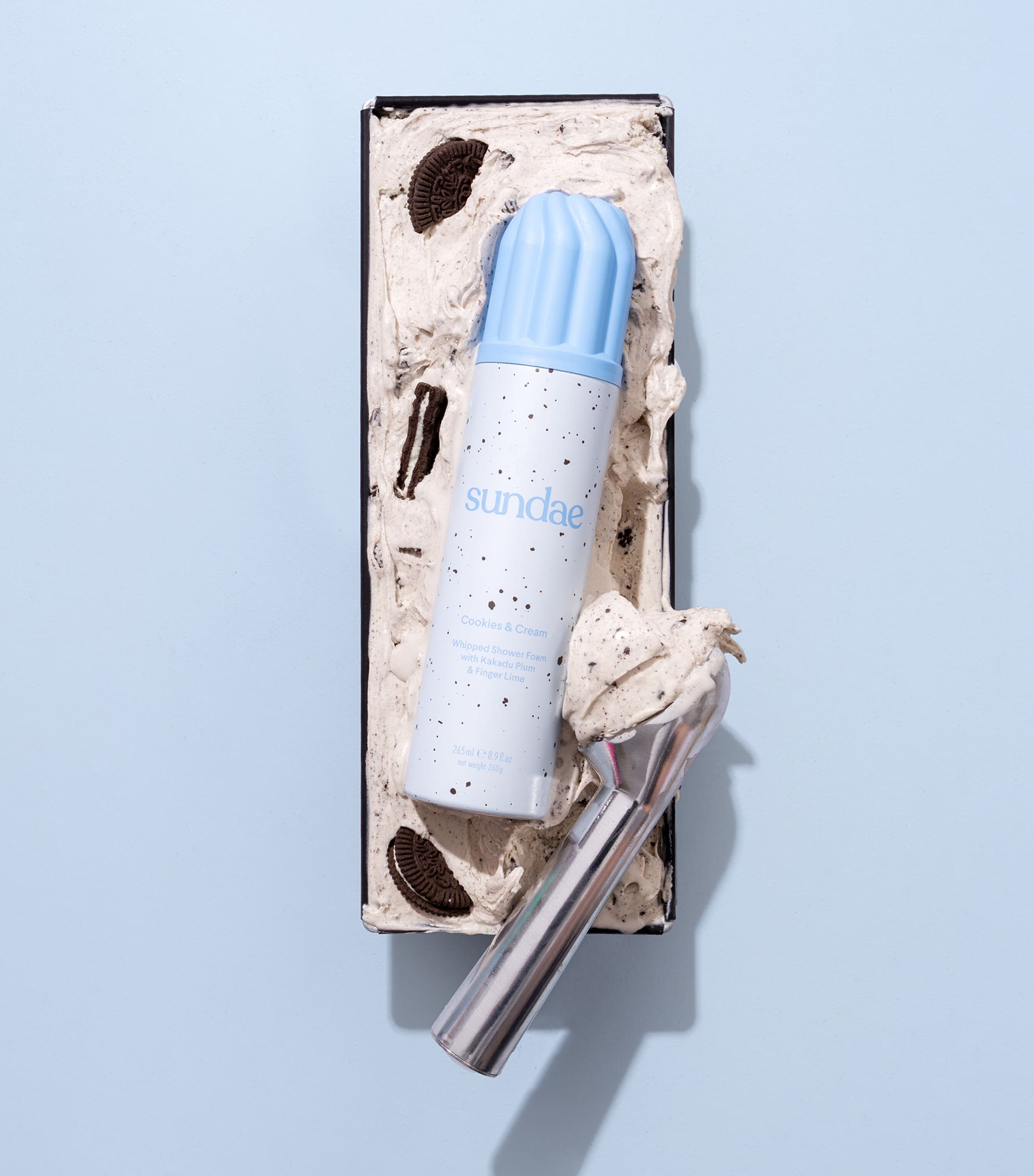 Sundae Body Cookies & Cream Whipped Shower Foam (265ml) Image 3