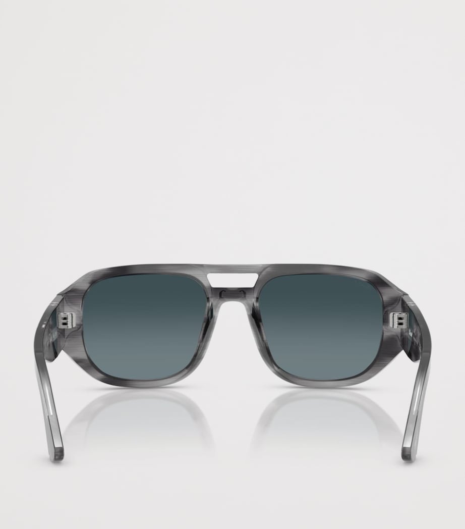 Persol Acetate Vincent Pilot Sunglasses Image 4