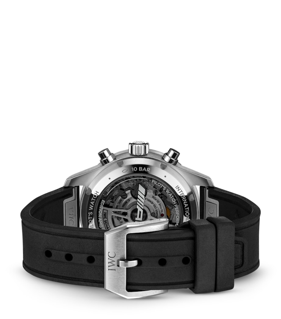 x Mercedes-AMG Titanium Pilot's Performance Chronograph Watch 41mm BLACK Image 2