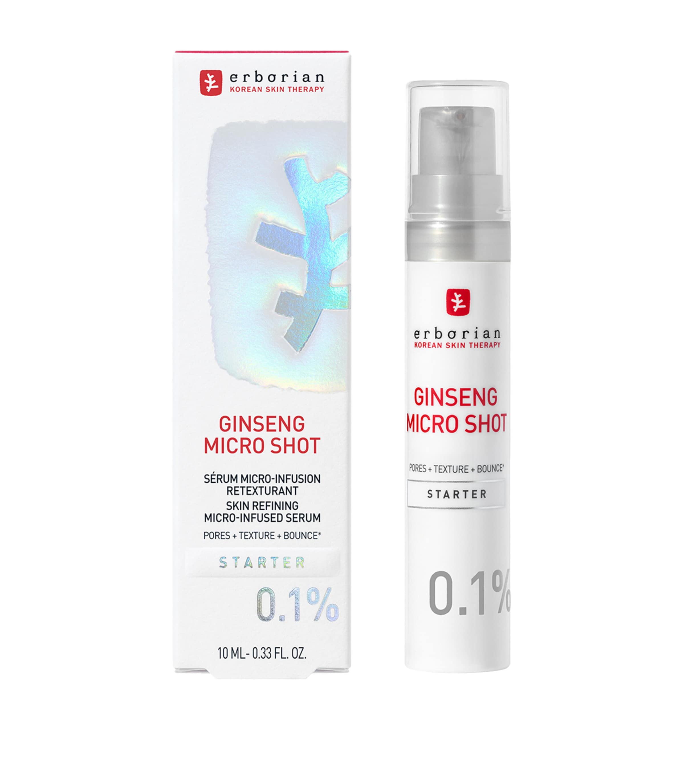 ERBORIAN Ginseng Micro Shot Starter 0.1% (10ml) Image 2