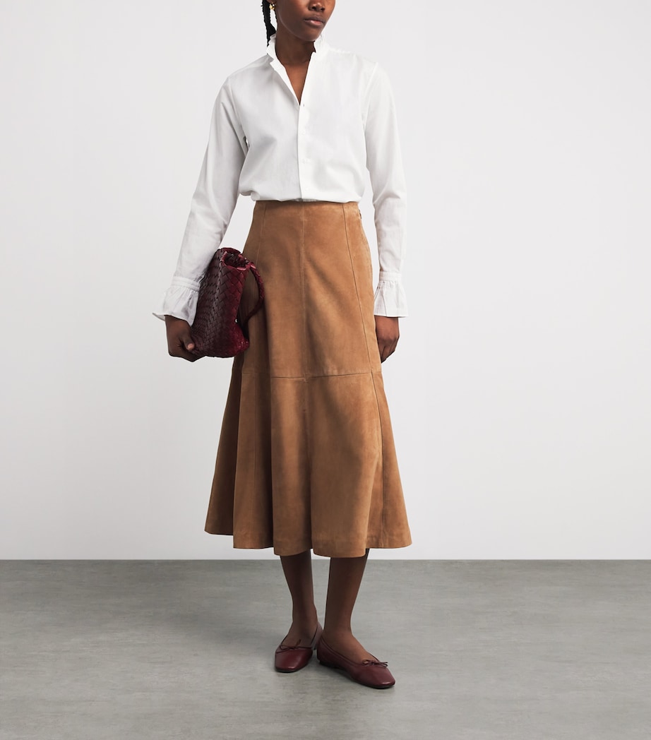 Cotton Poplin Kew Blouse WHITE Image 2