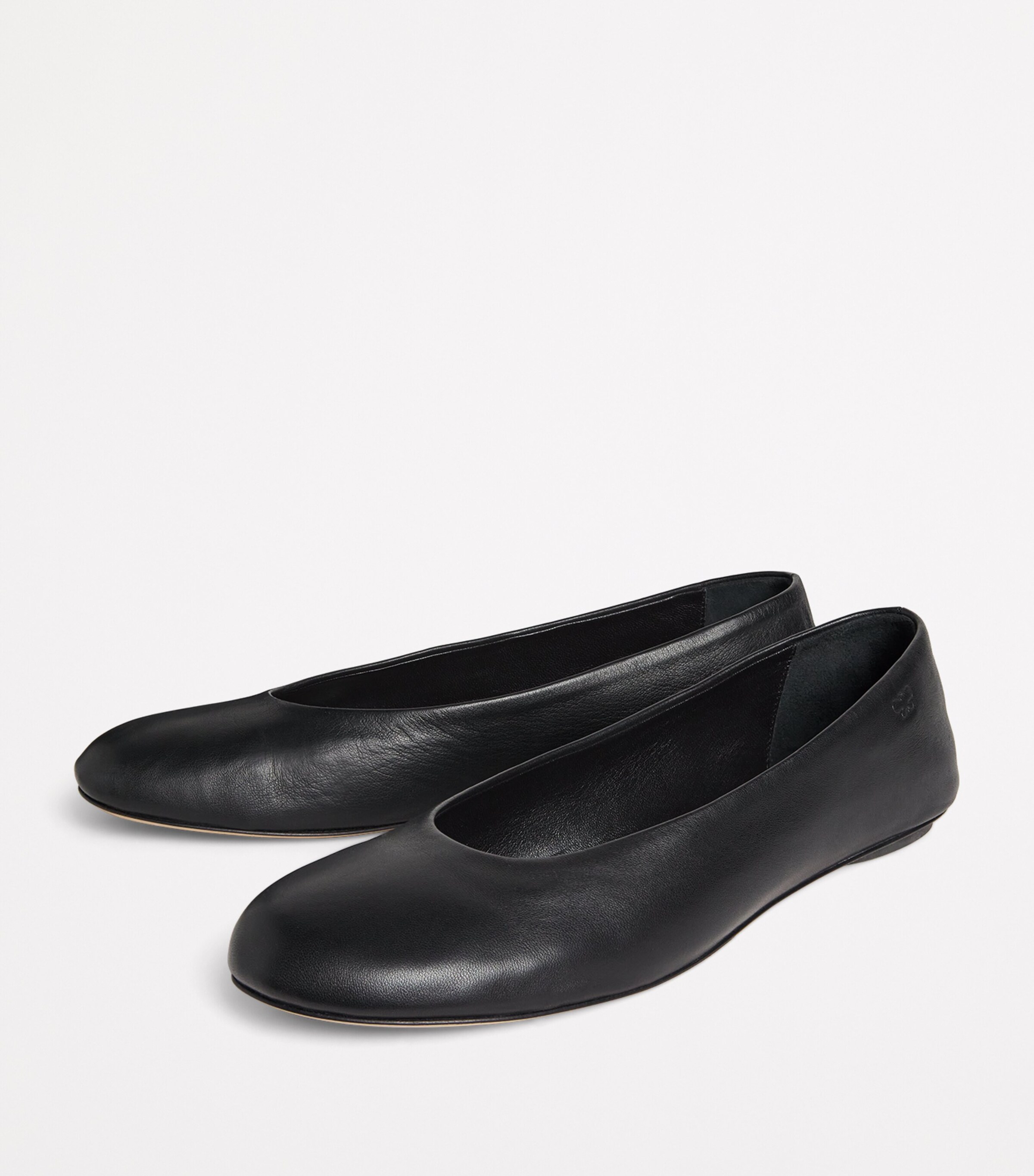 Leather Todi Ballet Flats BLACK Image 3