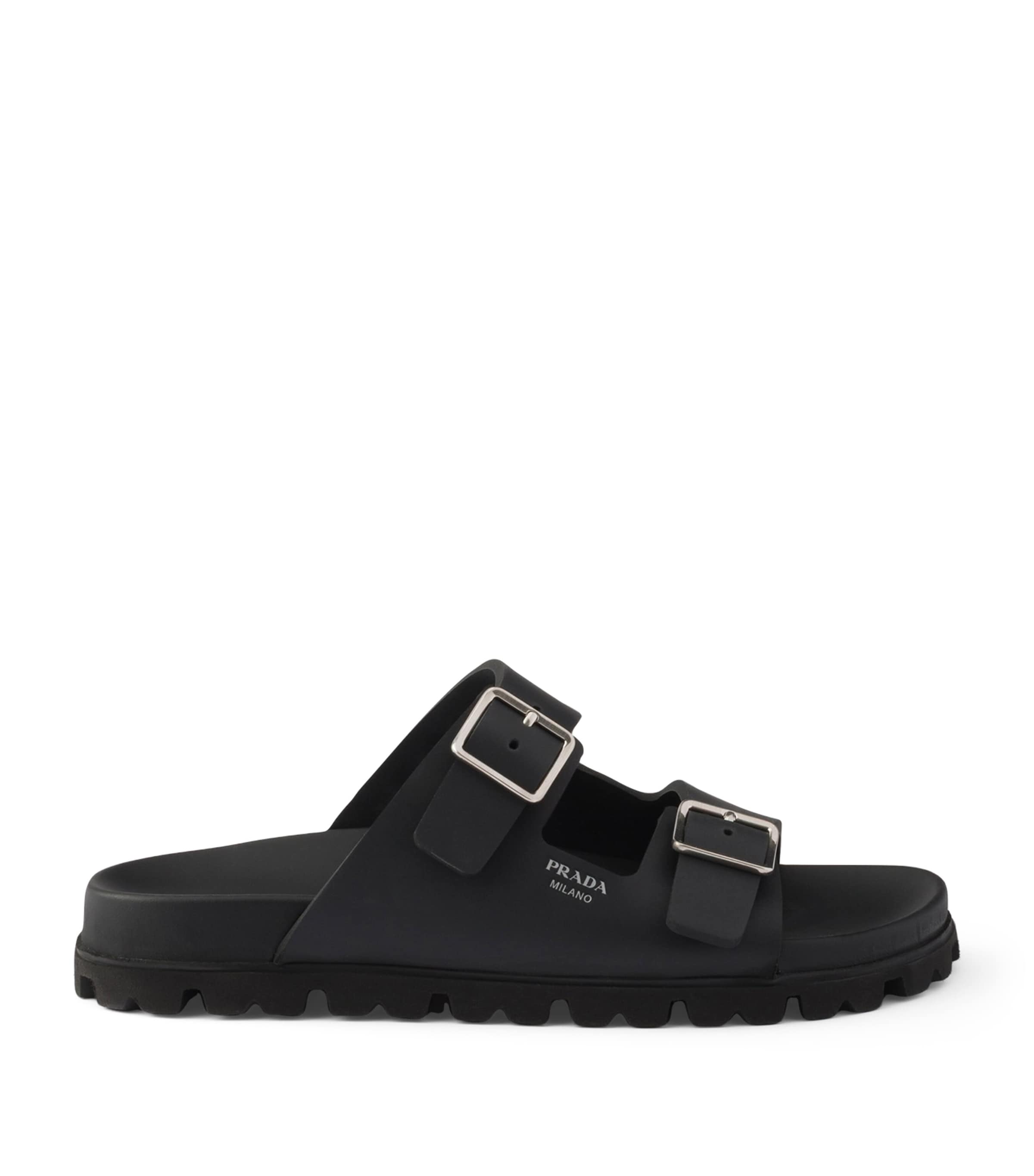 Prada Buckle Slides Image 1