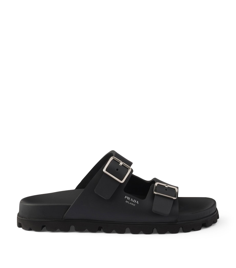 Prada Buckle Slides Image 1