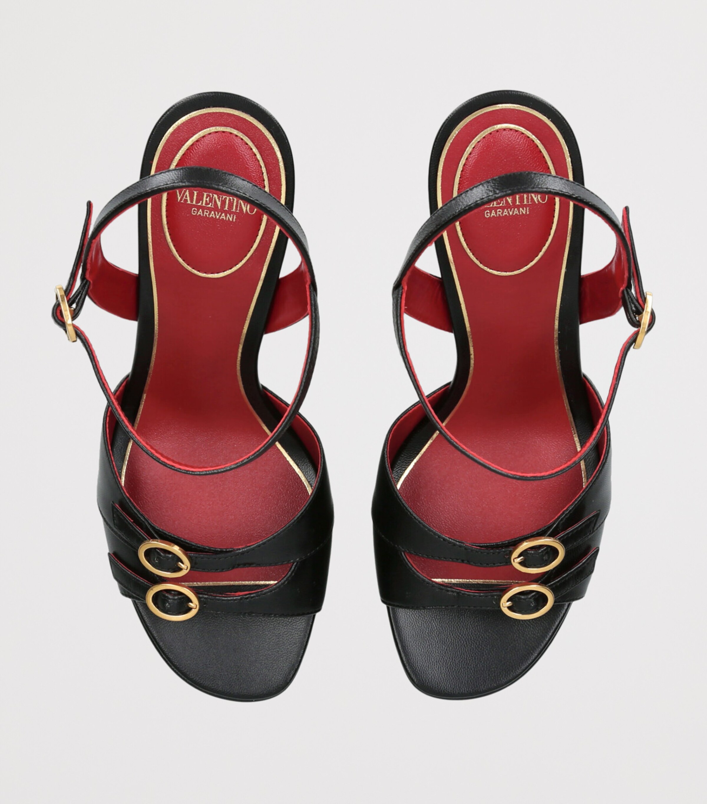 Valentino Garavani Leather Crasher Platform Heels 145 Black Image 4