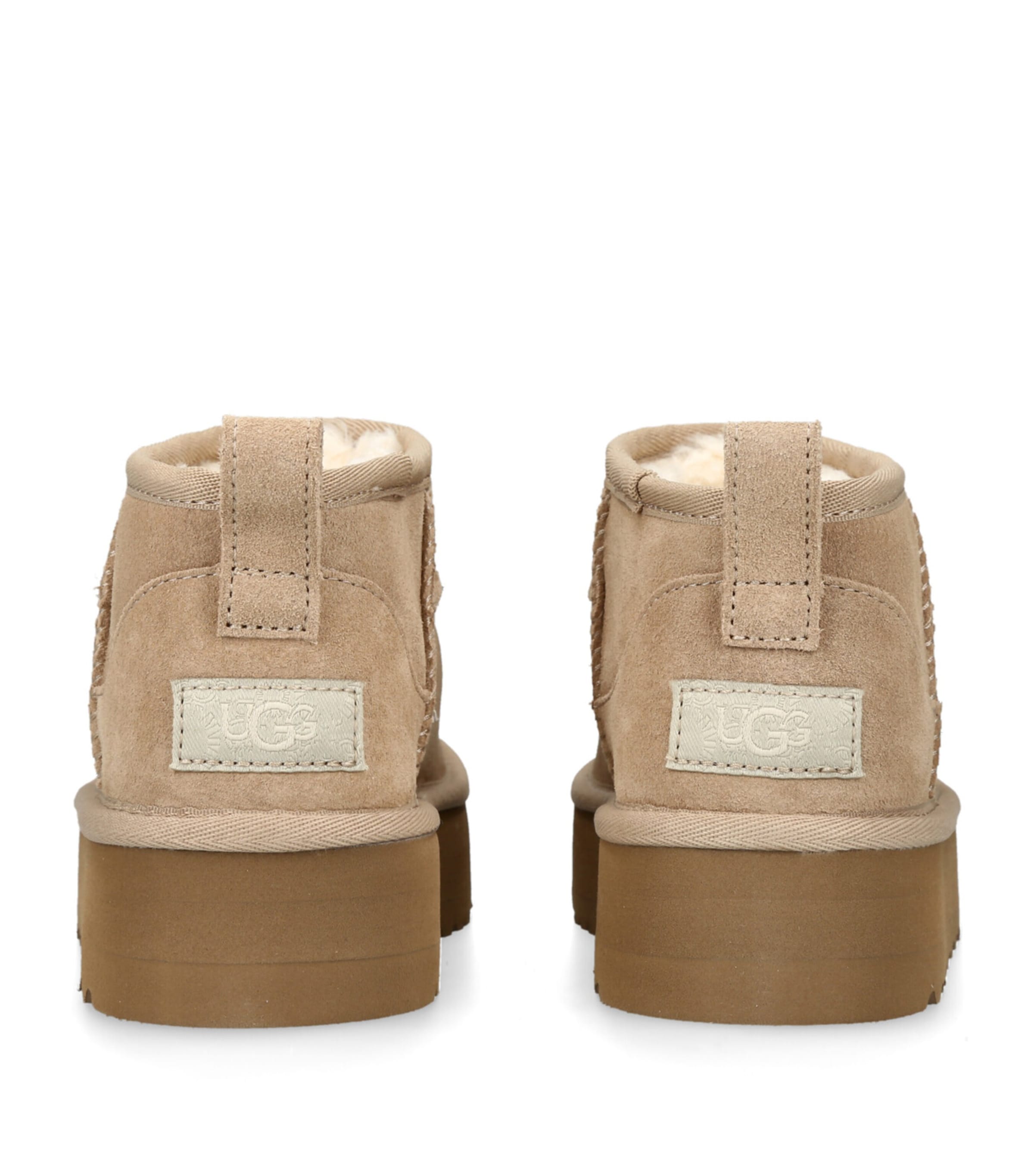 Classic Ultra Mini Platform Boots TAN Image 2
