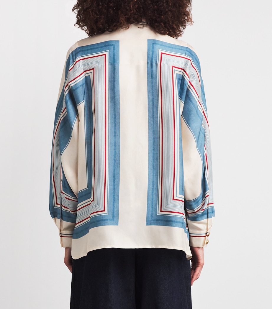 Silk Stripe Shirt TIKSTR TICKNG STRIPE Image 4