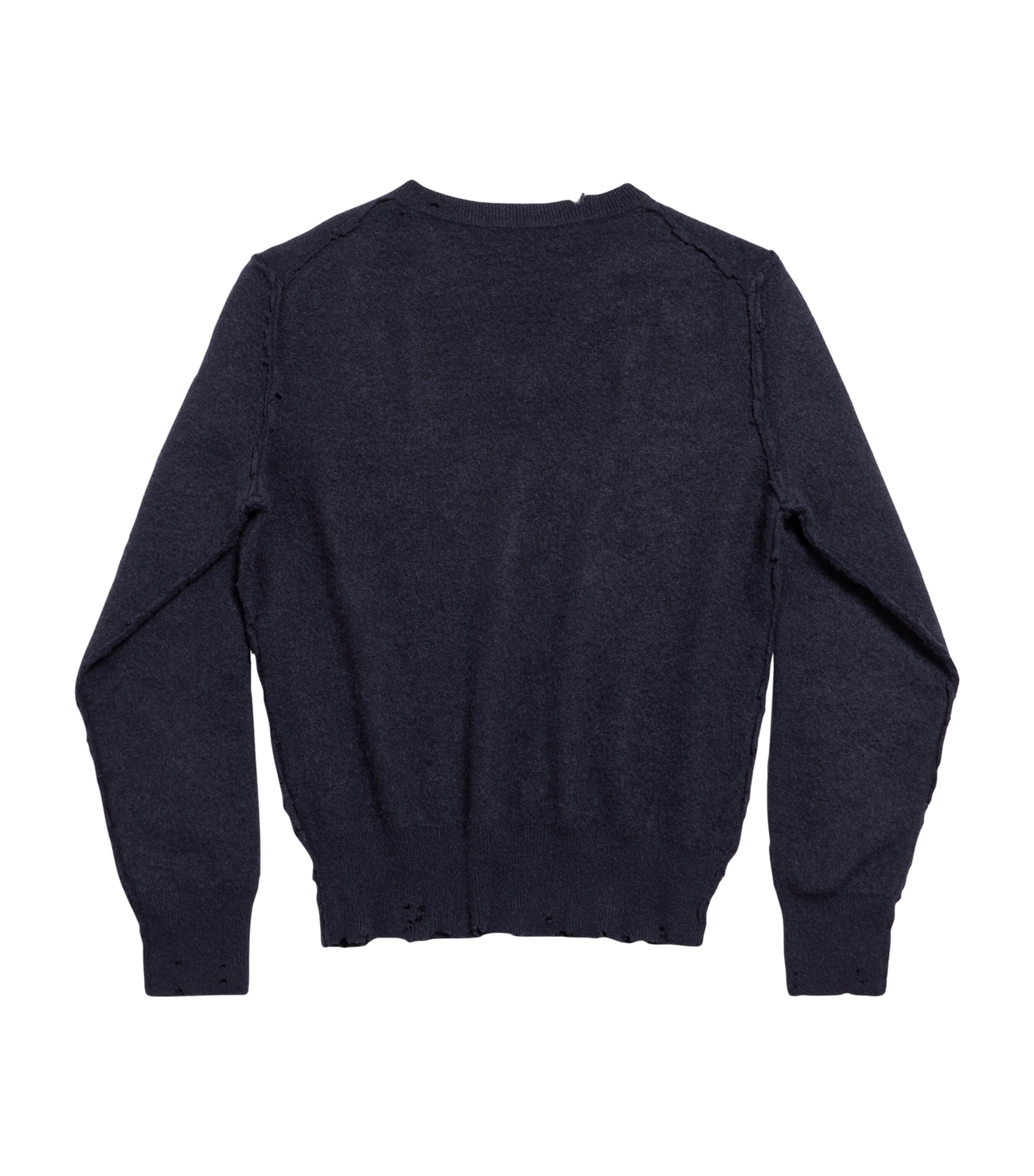 Balenciaga Womens Cashmere-Wool Inside Out Sweater Image 3